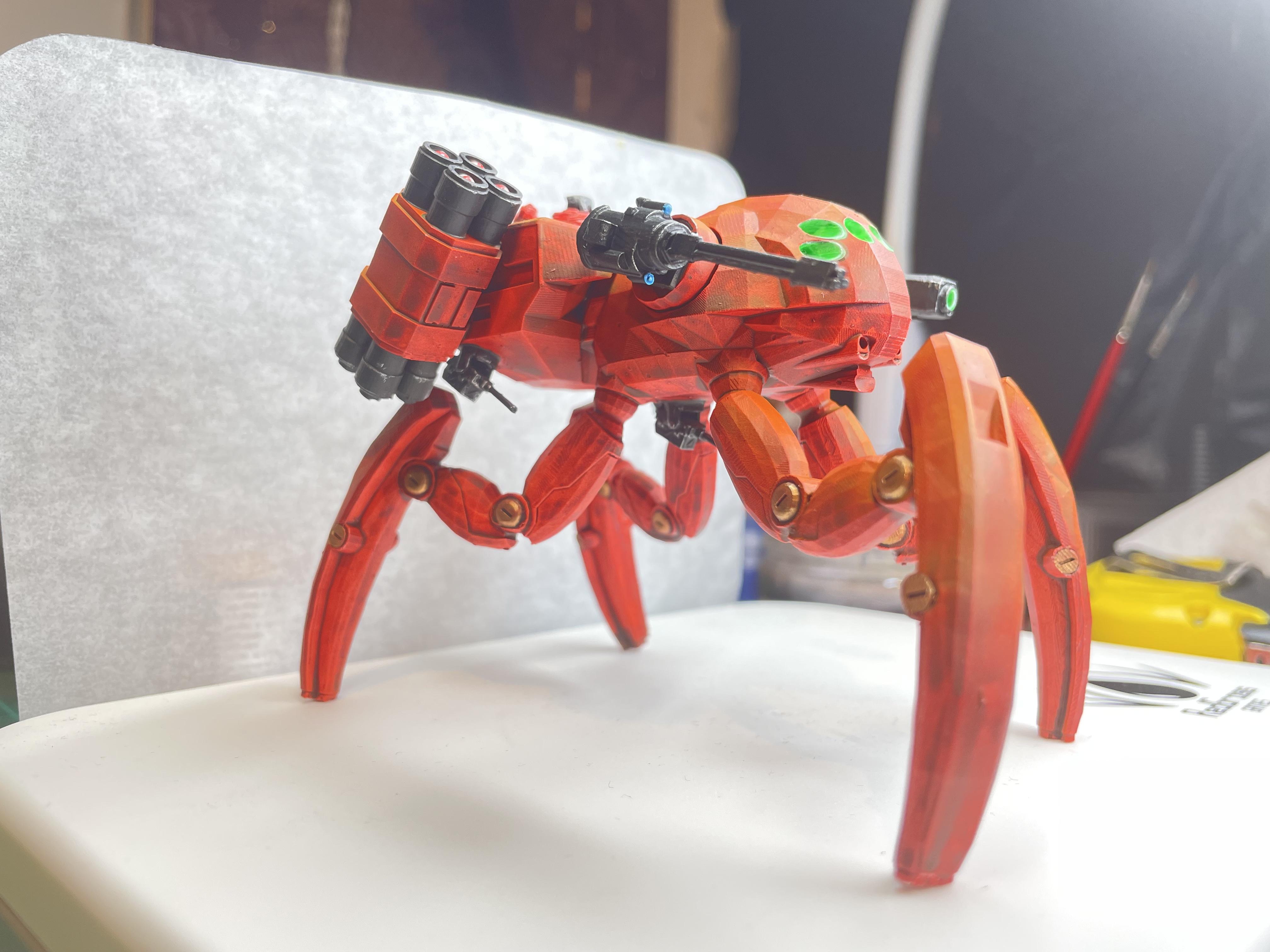 Antenocitis Workshop, Horizon Wars, Mobile Turret, Spider Mech