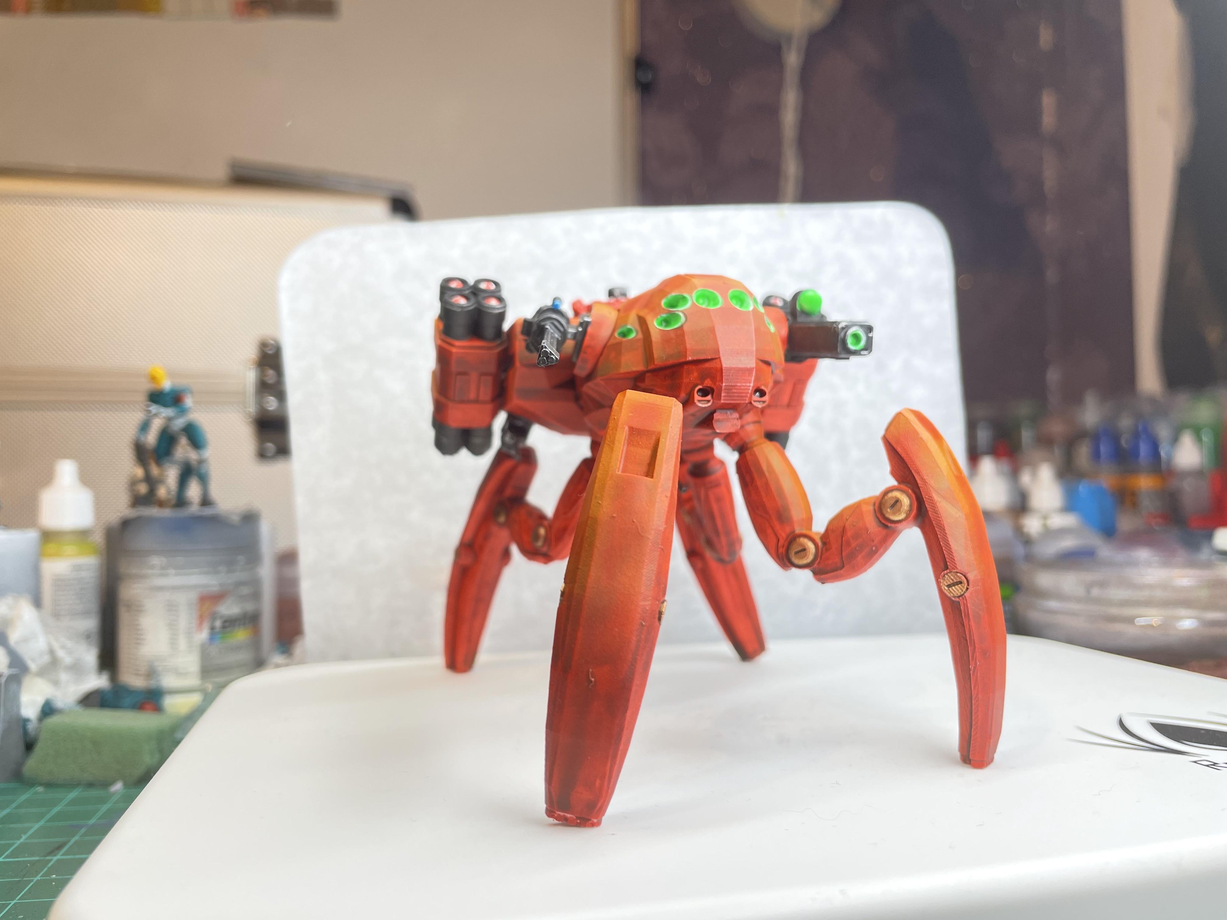 Antenocitis Workshop, Horizon Wars, Mobile Turret, Spider Mech