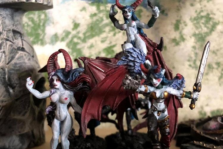 Chaos Daemons, Furies, Fury, Slaanesh, Warhammer 40,000
