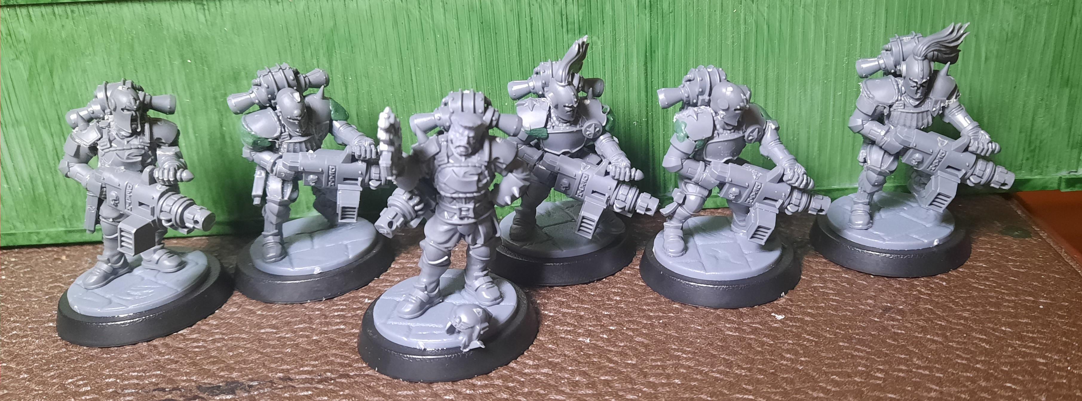 Blood Bowl, Kit Bash, Thunder Warriors, Work In Progress