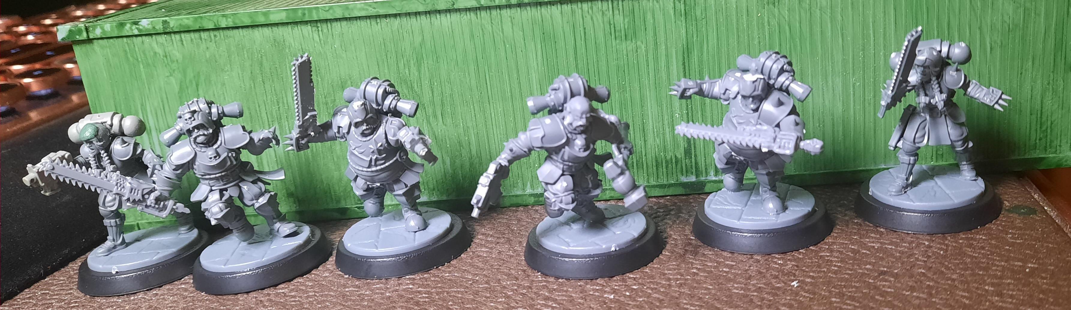 Blood Bowl, Kit Bash, Thunder Warriors, Work In Progress