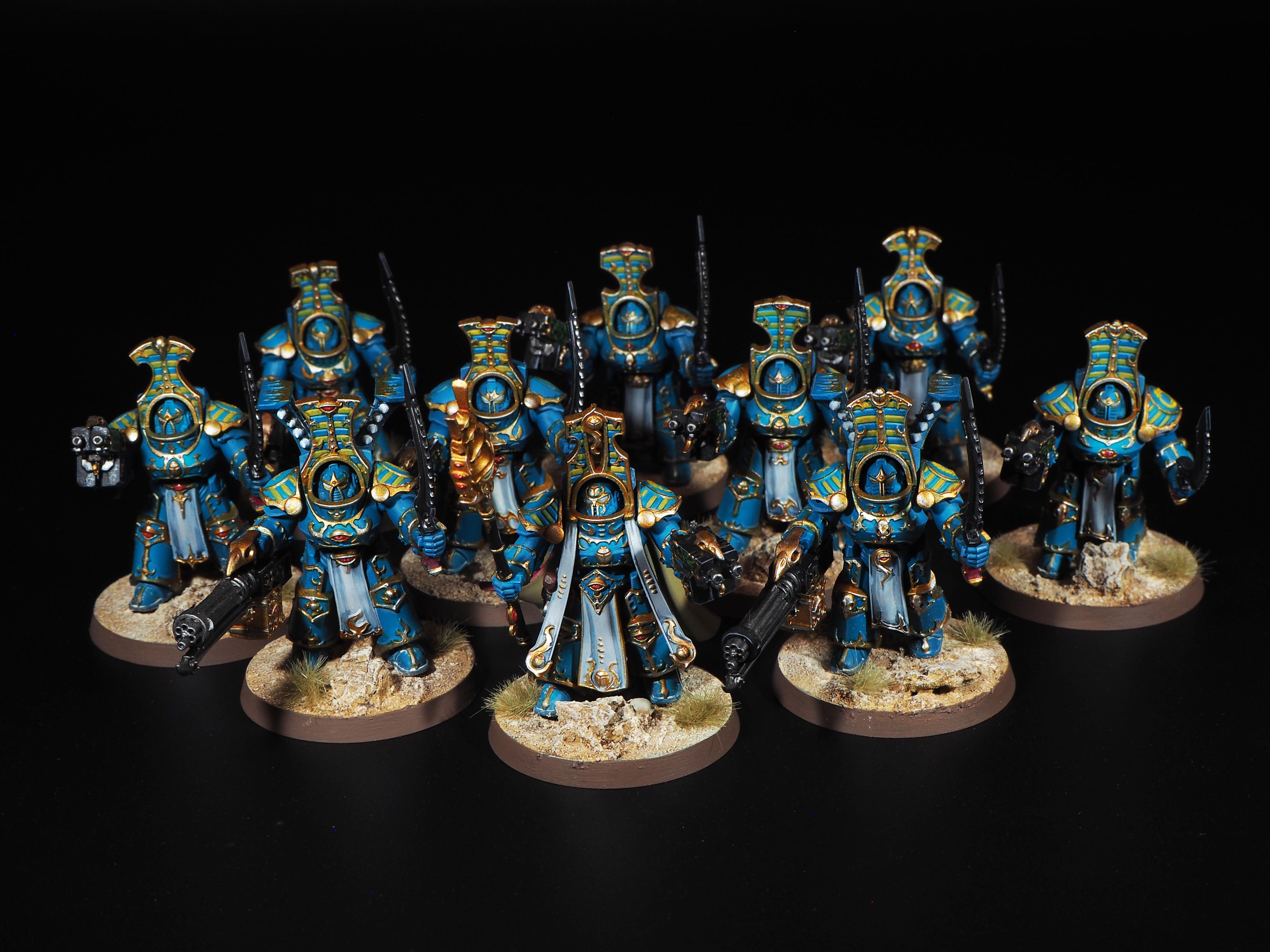 Chaos, Commissiofantasypainters, Rubic Marines, Terminator Armor, Thousand Sons, Warhammer 40,000