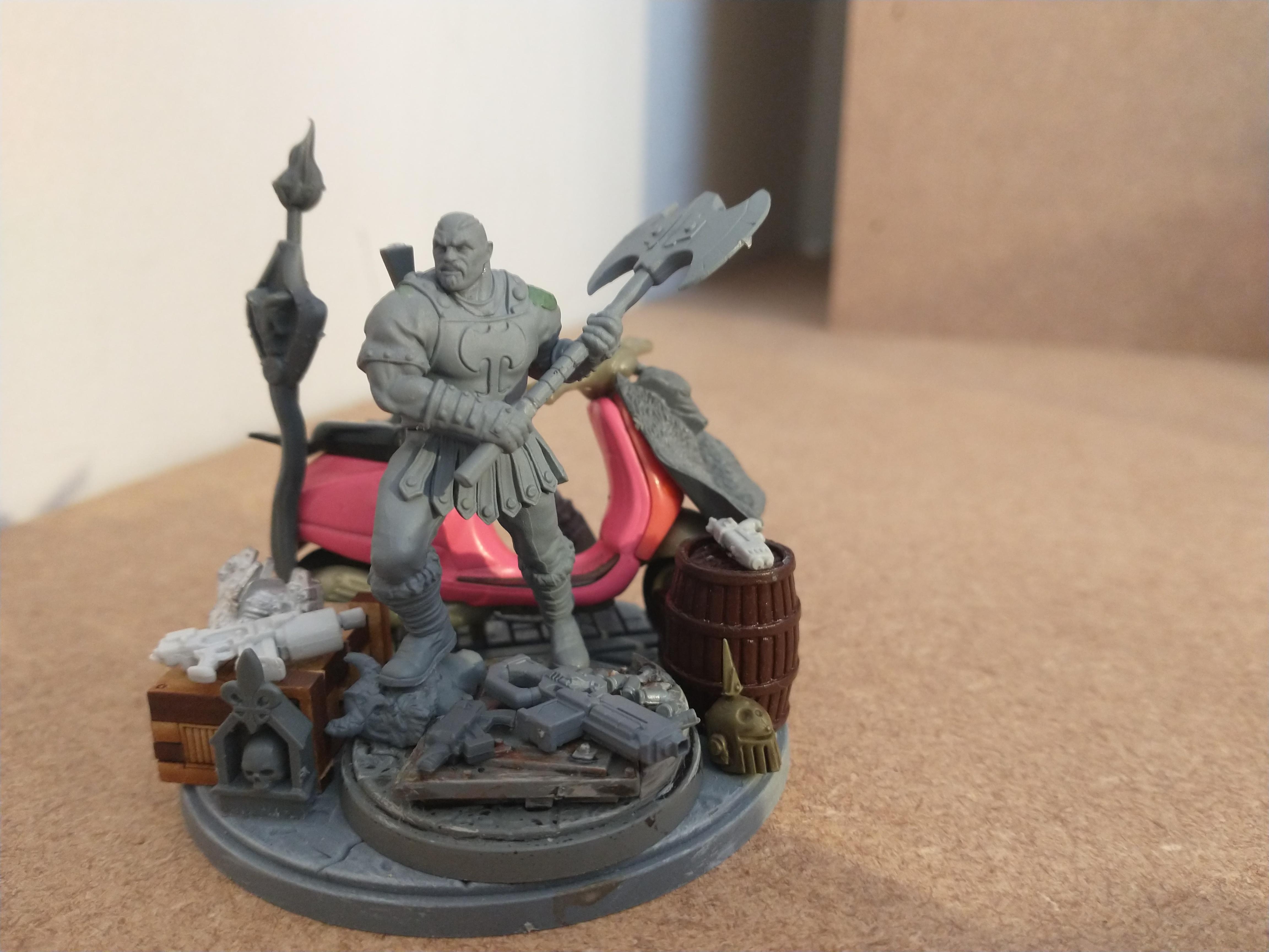 Asgard, Marvel, Skurge with stuff 