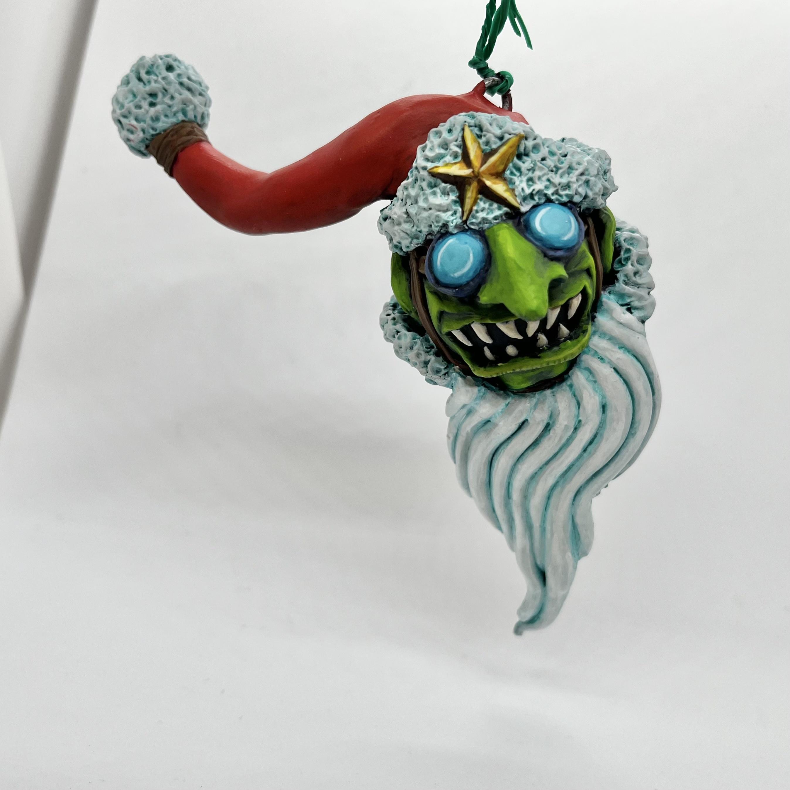 Christmas, Ornament, Red Gobbo