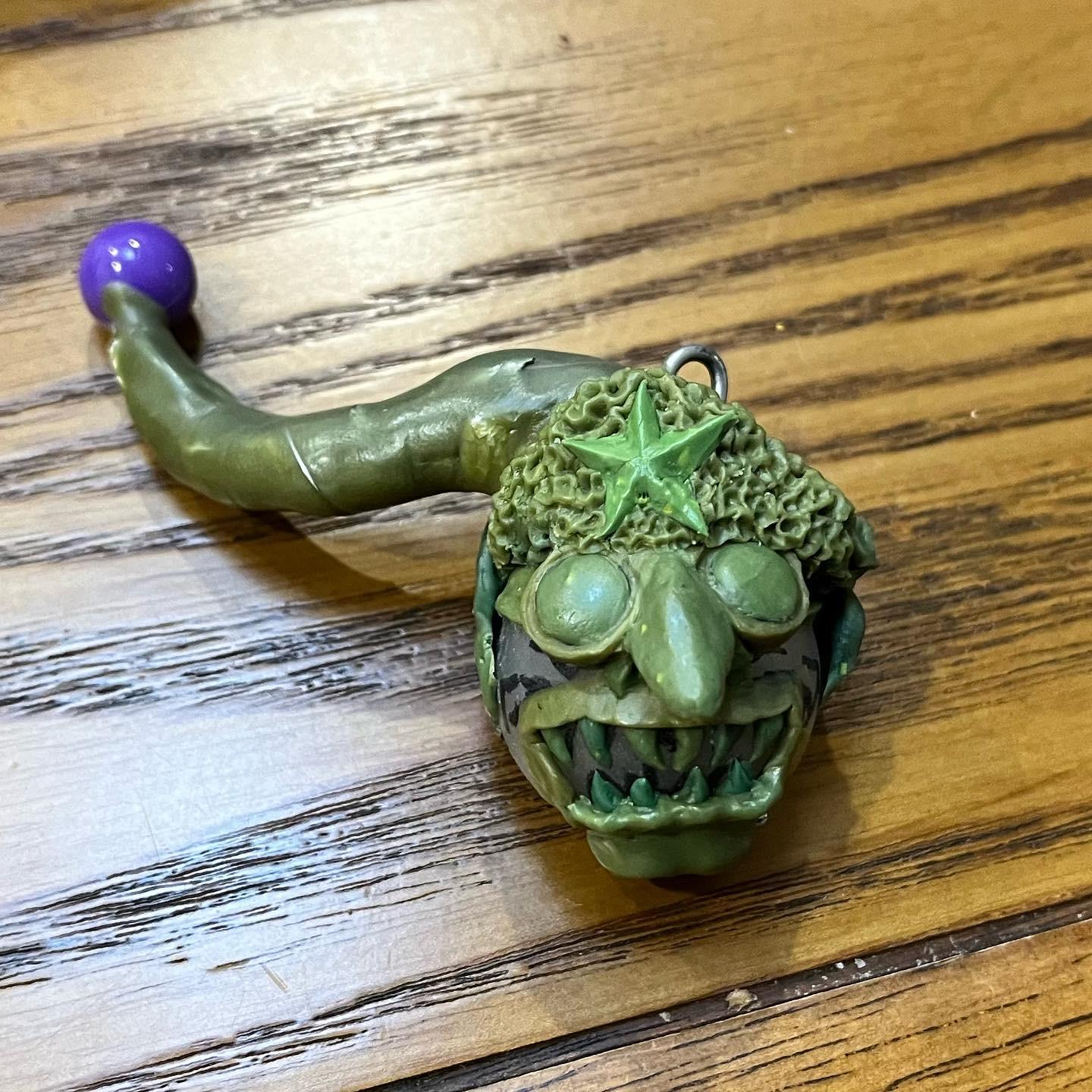 Christmas, Ornament, Red Gobbo