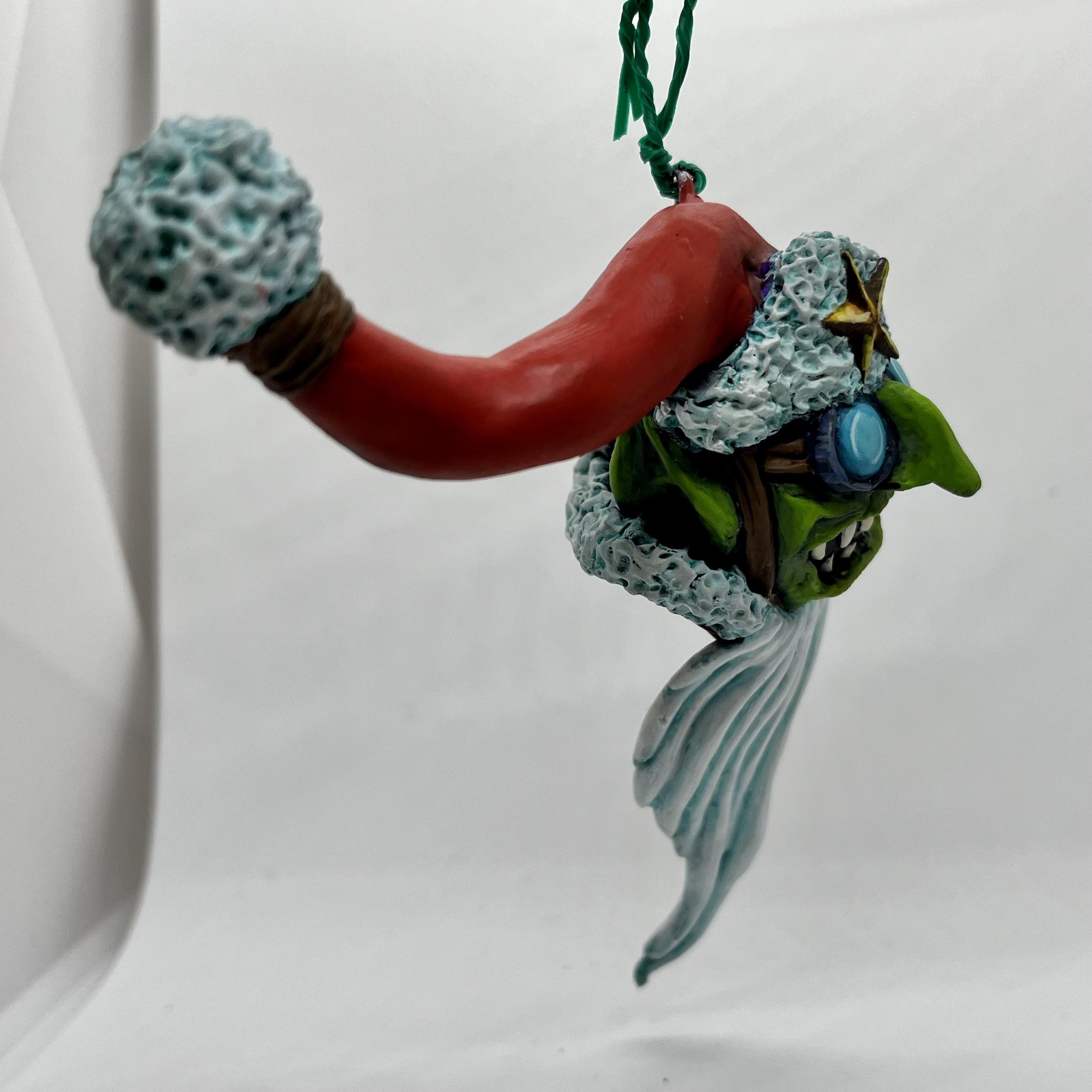 Christmas, Ornament, Red Gobbo