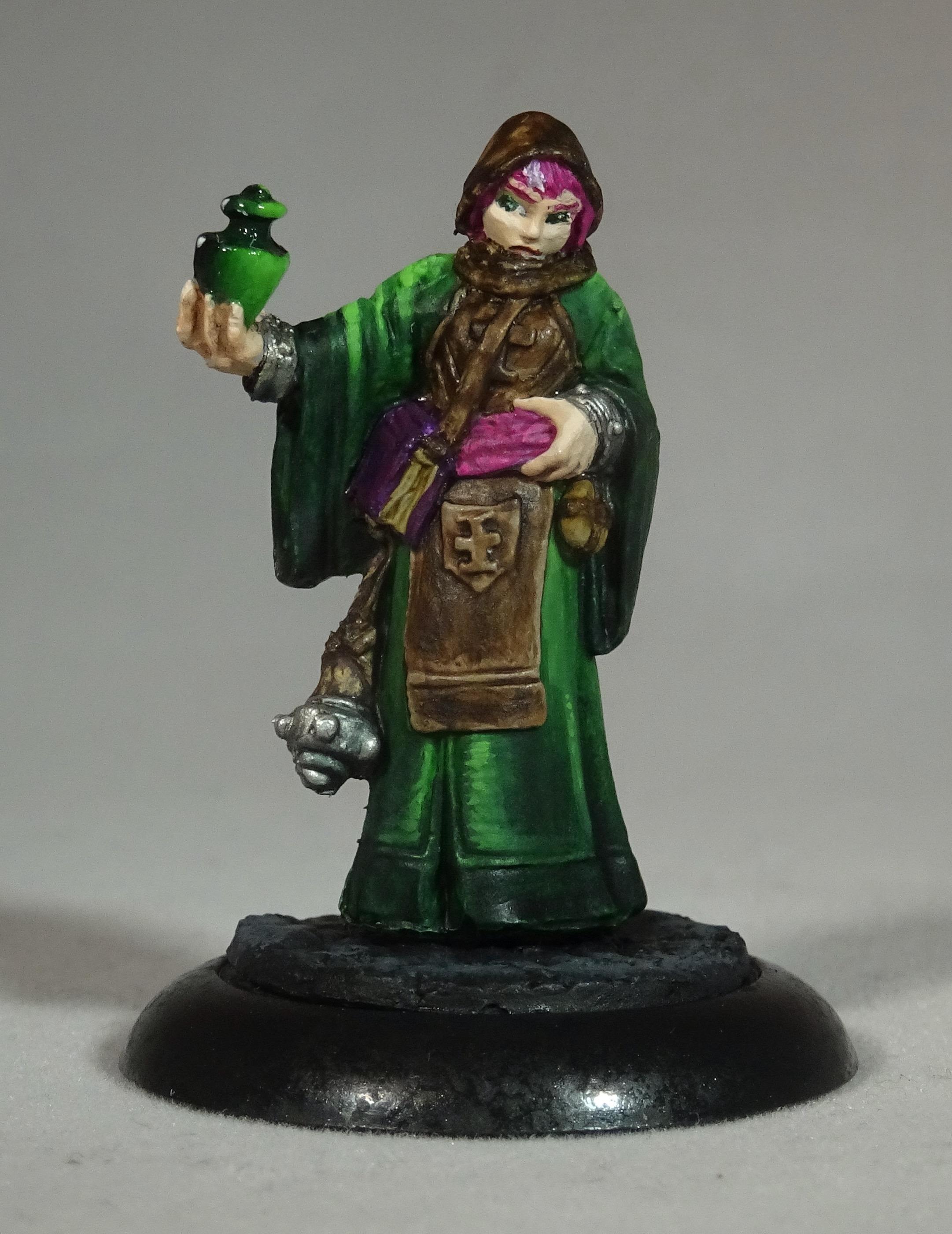 Cleric, Glass, Mace, Potion, Reaper Miniatures 77396 Olivia
