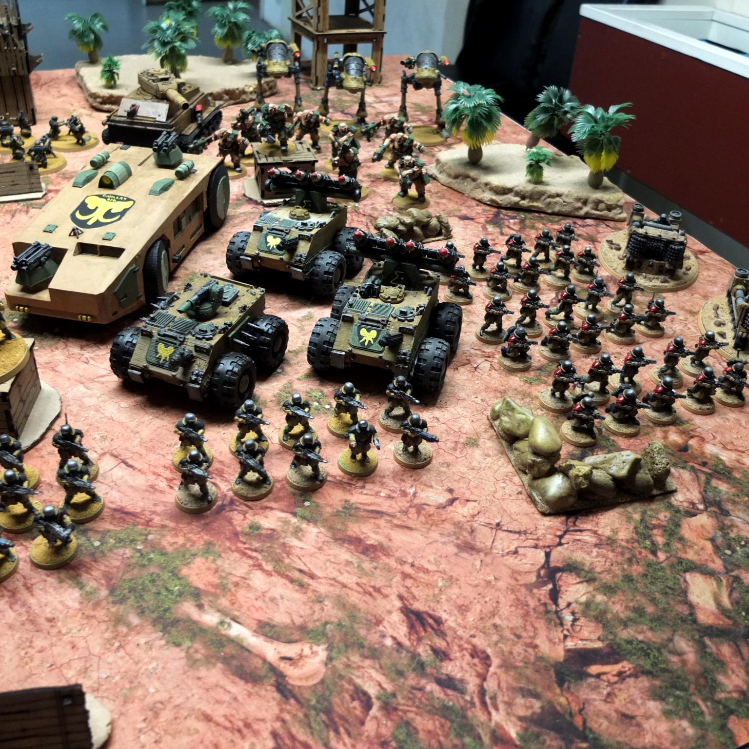 Astra Militarum, Conversion, Count-as, Custom, Desert Fighters, Imperial Guard, Iron Core, Proxy, Raumjager Infantry, Scratch Build