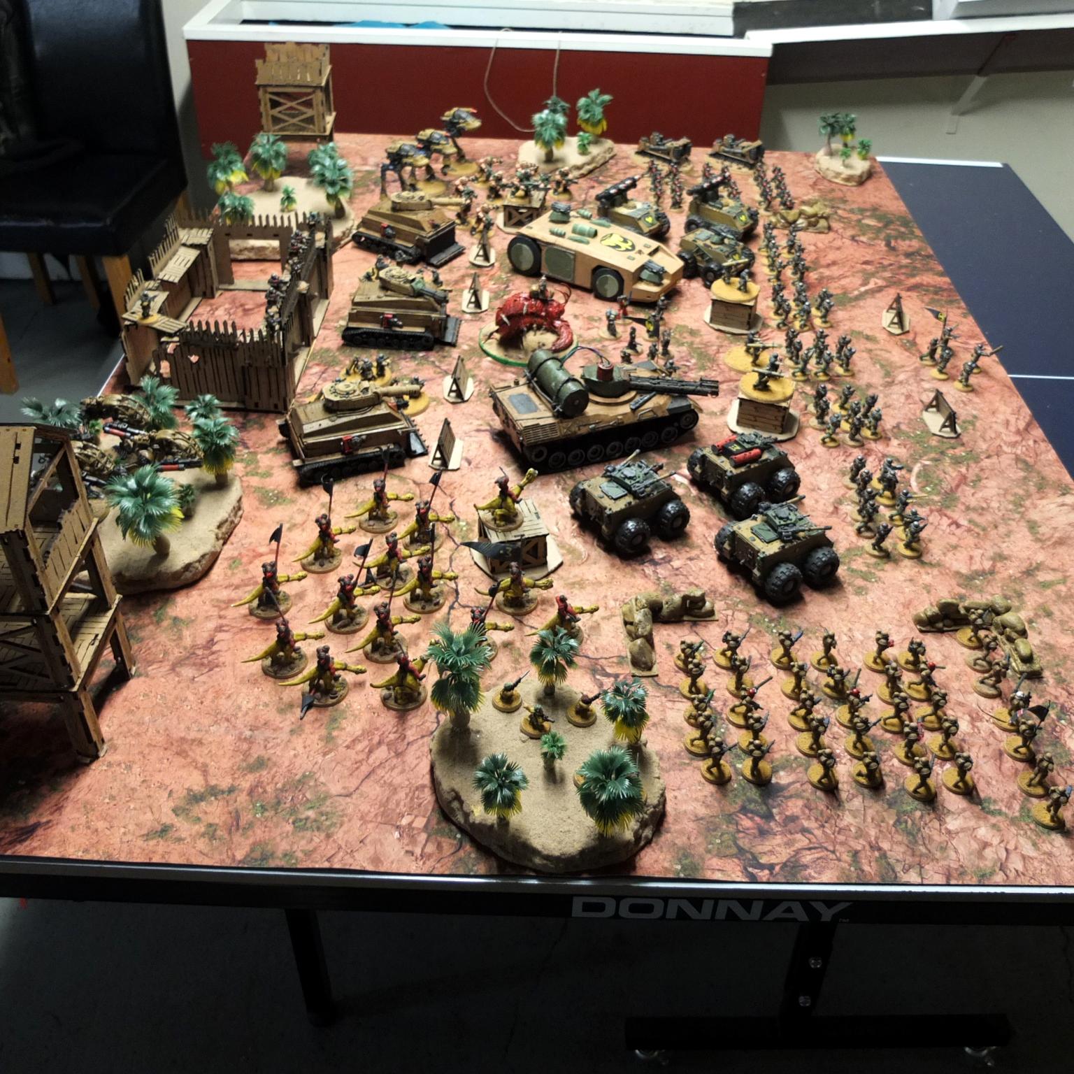 Astra Militarum, Conversion, Count-as, Custom, Desert Fighters, Imperial Guard, Iron Core, Proxy, Raumjager Infantry, Scratch Build