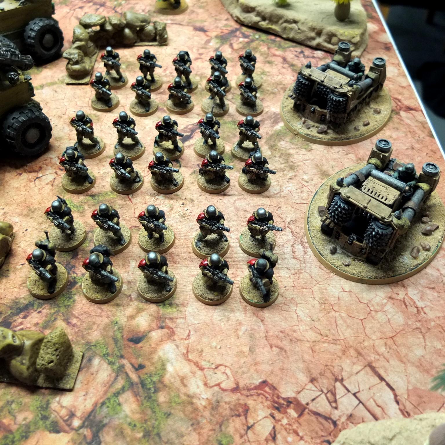 Astra Militarum, Conversion, Count-as, Custom, Desert Fighters, Imperial Guard, Iron Core, Proxy, Raumjager Infantry, Scratch Build