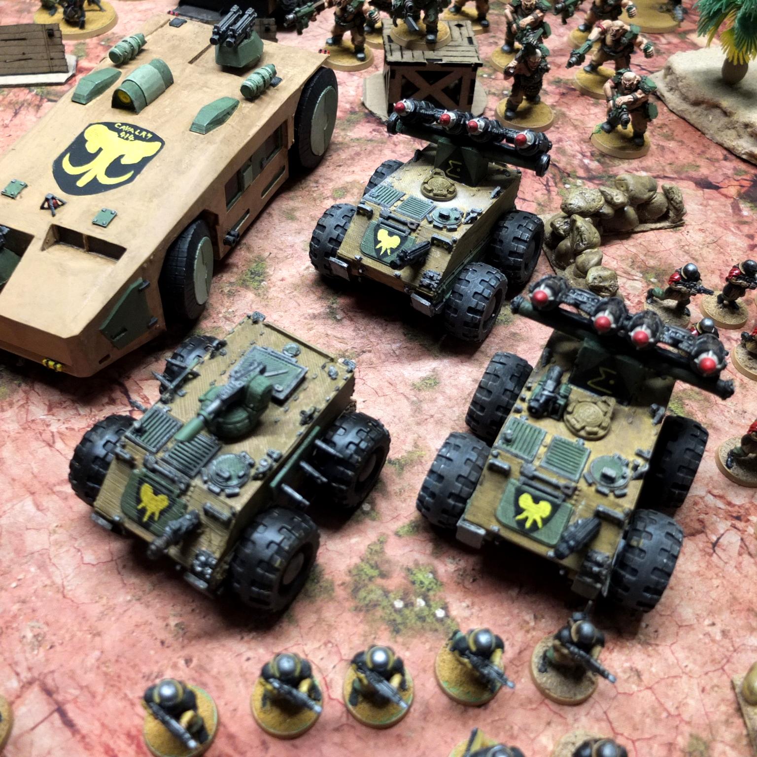 Astra Militarum, Conversion, Count-as, Custom, Desert Fighters, Imperial Guard, Iron Core, Proxy, Raumjager Infantry, Scratch Build