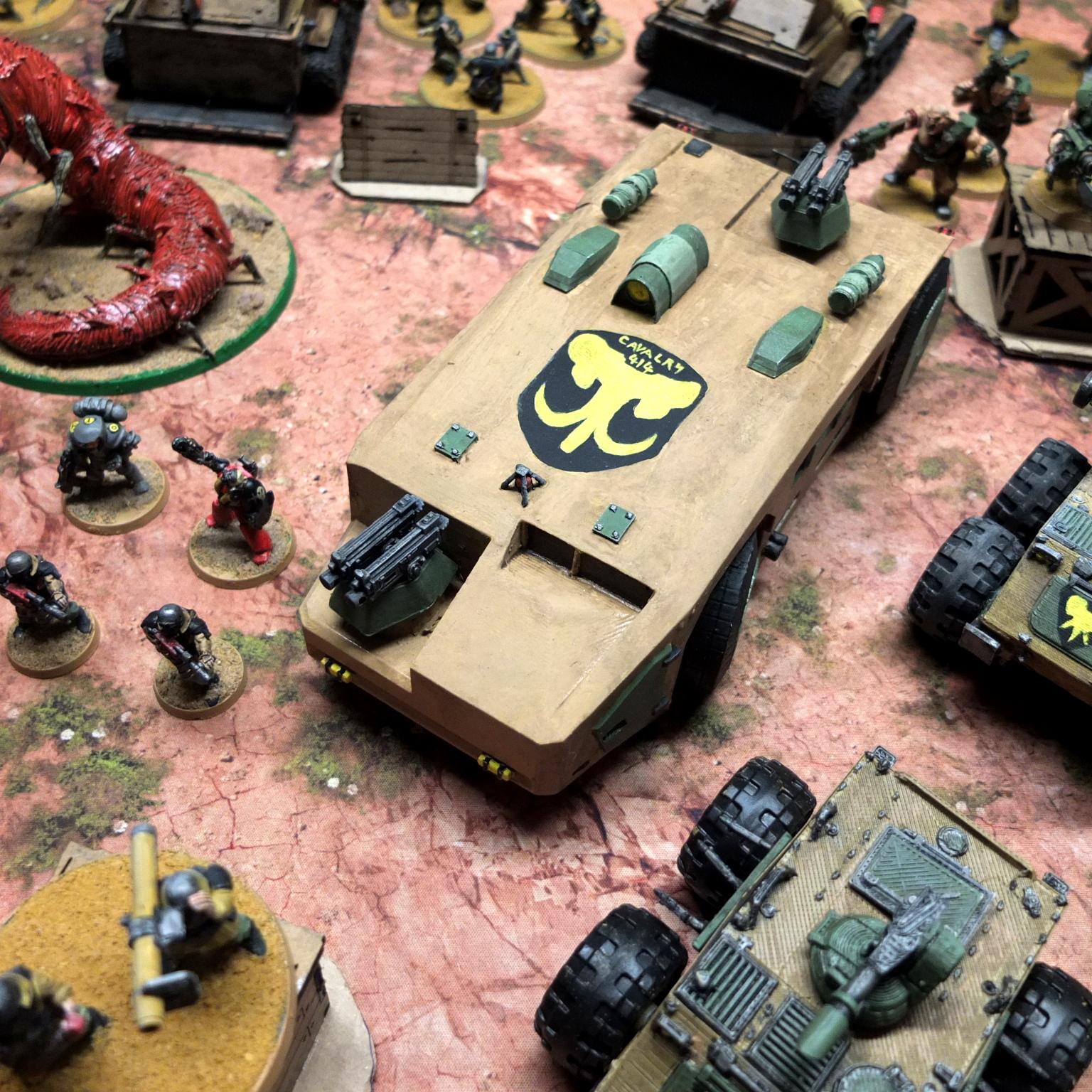 Astra Militarum, Conversion, Count-as, Custom, Desert Fighters, Imperial Guard, Iron Core, Proxy, Raumjager Infantry, Scratch Build