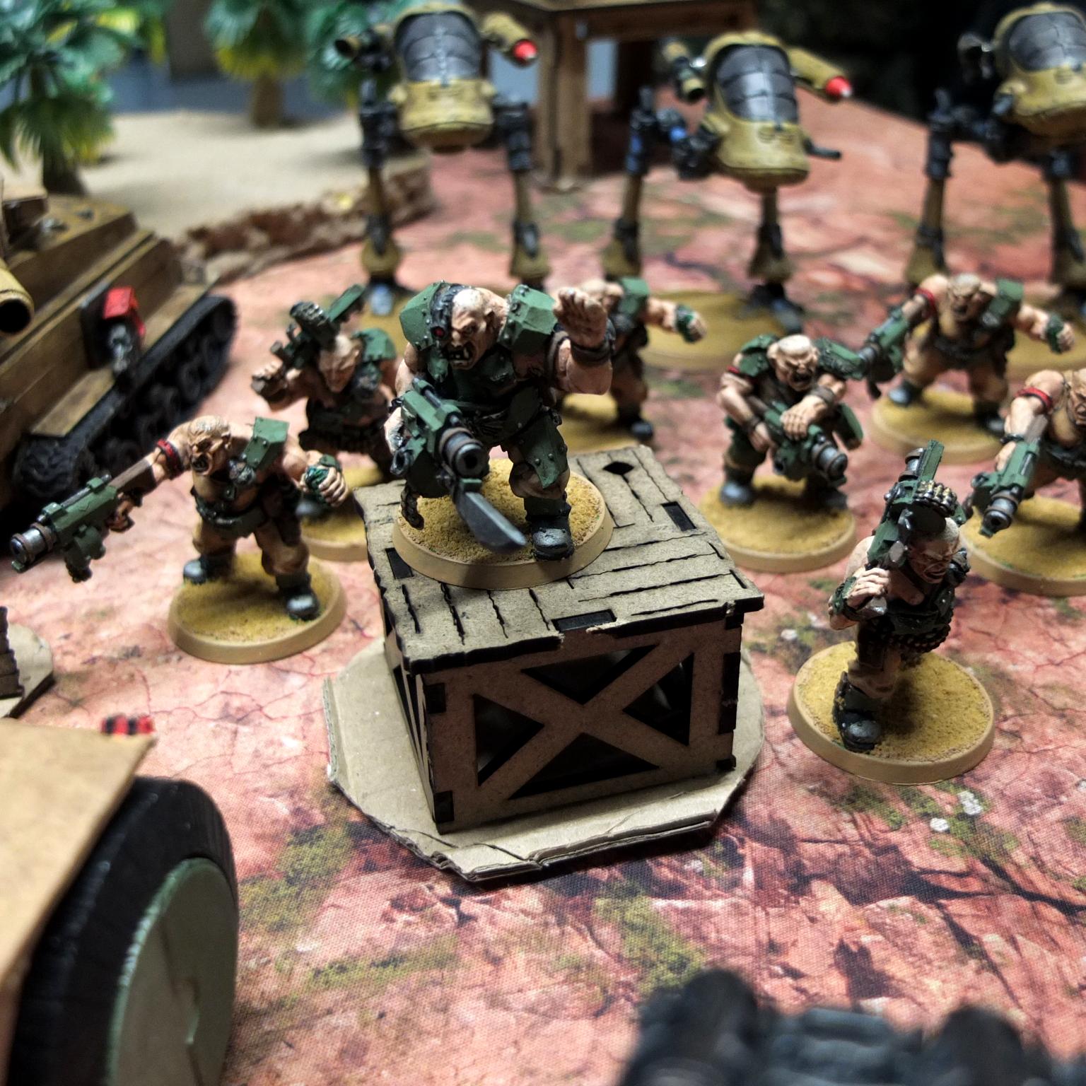 Astra Militarum, Conversion, Count-as, Custom, Desert Fighters, Imperial Guard, Iron Core, Proxy, Raumjager Infantry, Scratch Build