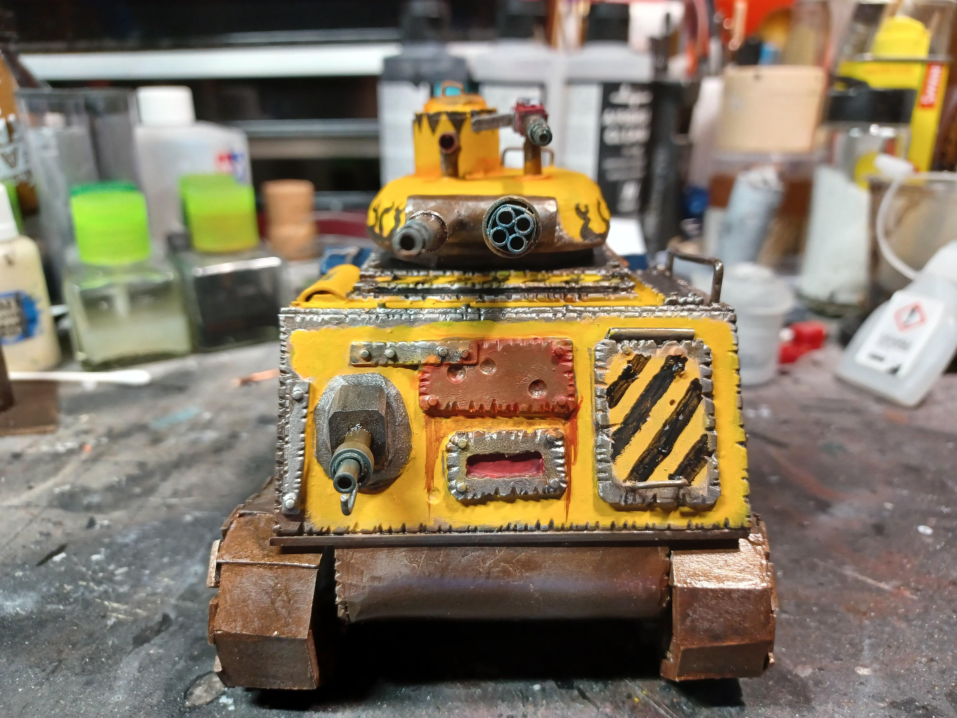 Orks, Scratch Build, Tank, Warhammer 40,000