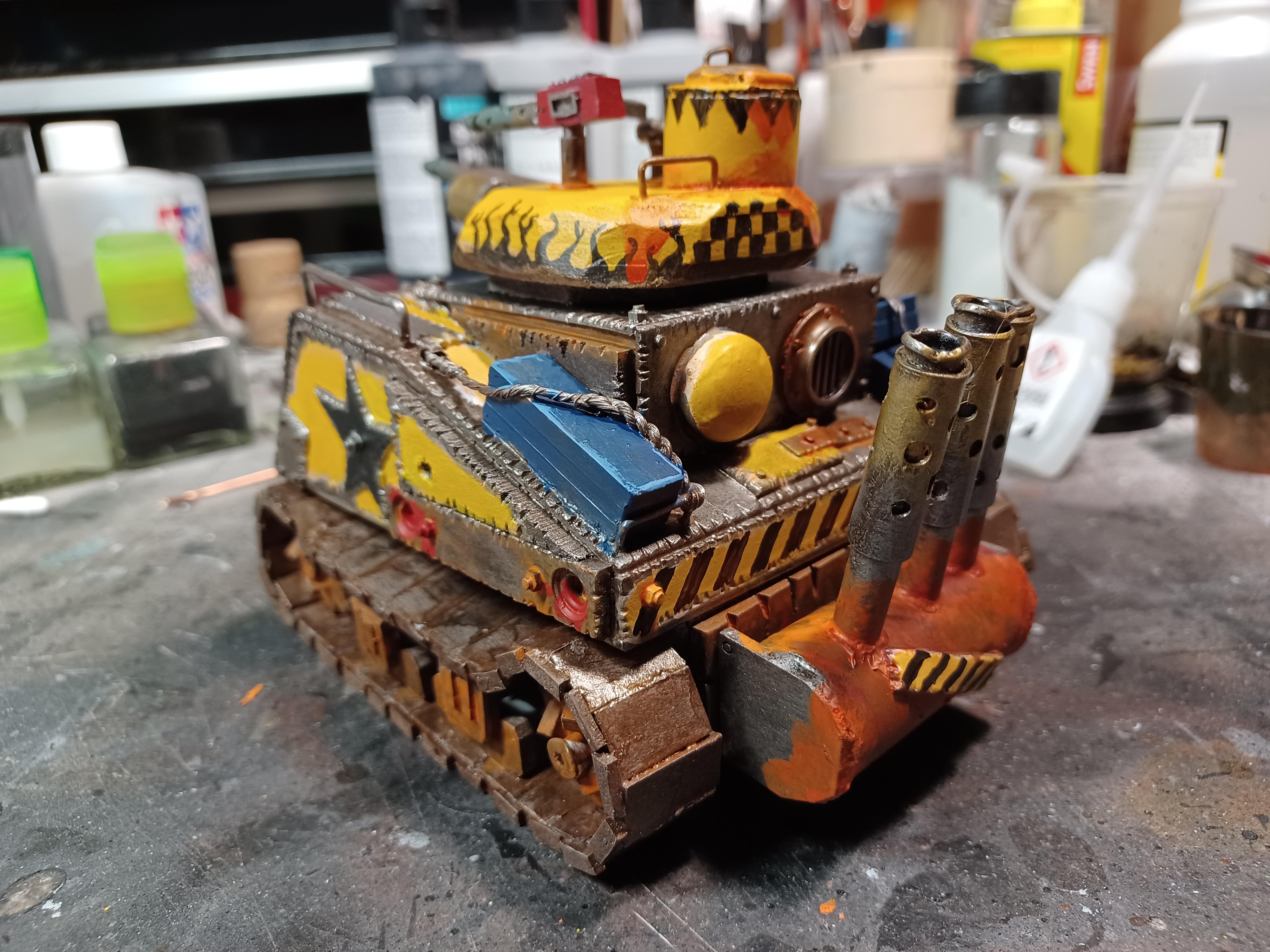 Orks, Scratch Build, Tank, Warhammer 40,000