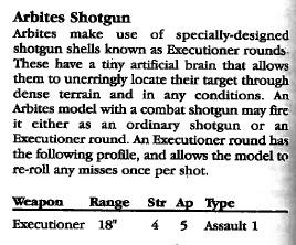 3rd Edition, 3rd Edition Adeptus Arbites, Adeptus Arbites, Citadel Journal, Copyright Games Workshop, Retro Review