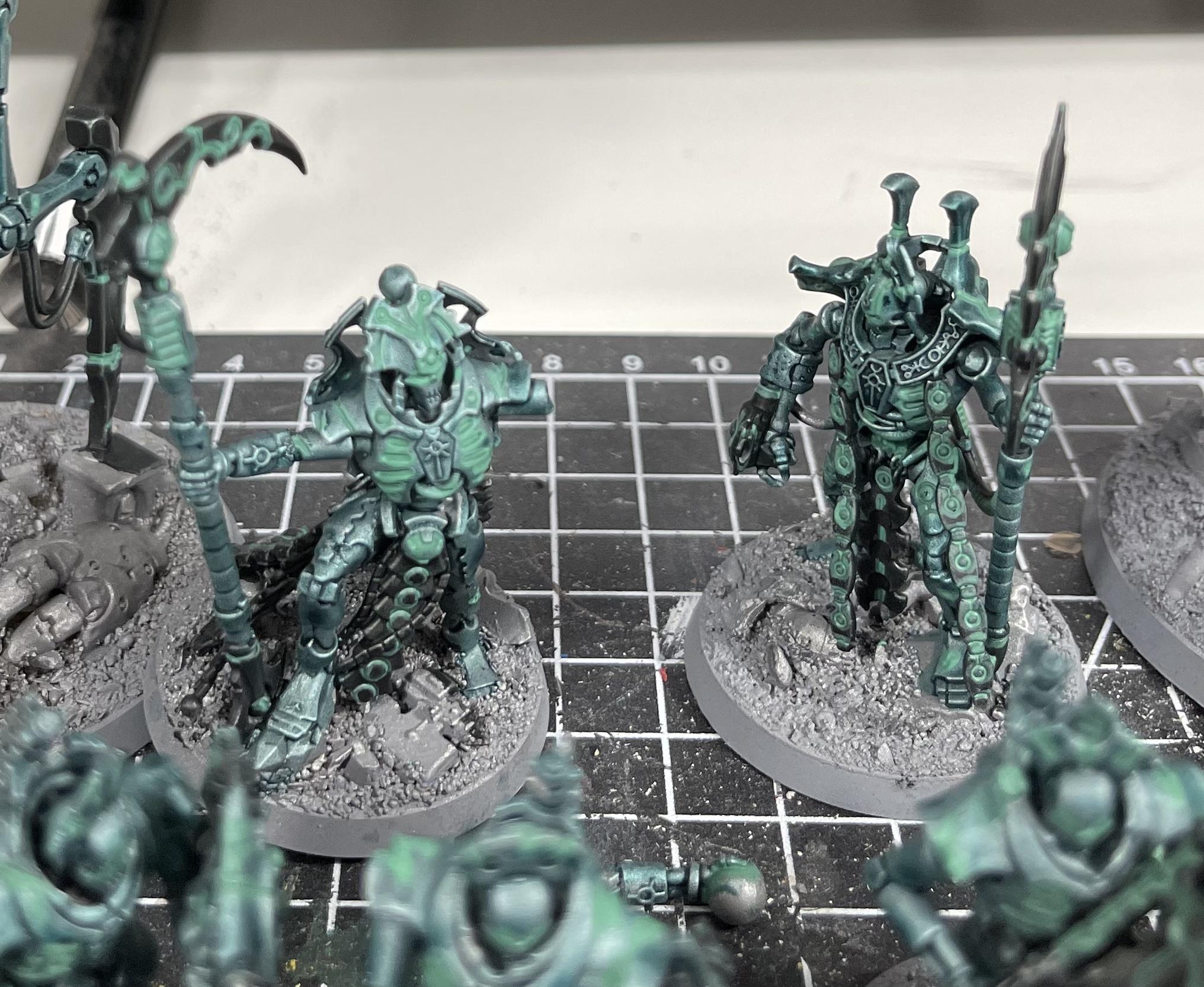 Necrons, Overlords, Warhammer 40,000, Work In Progress