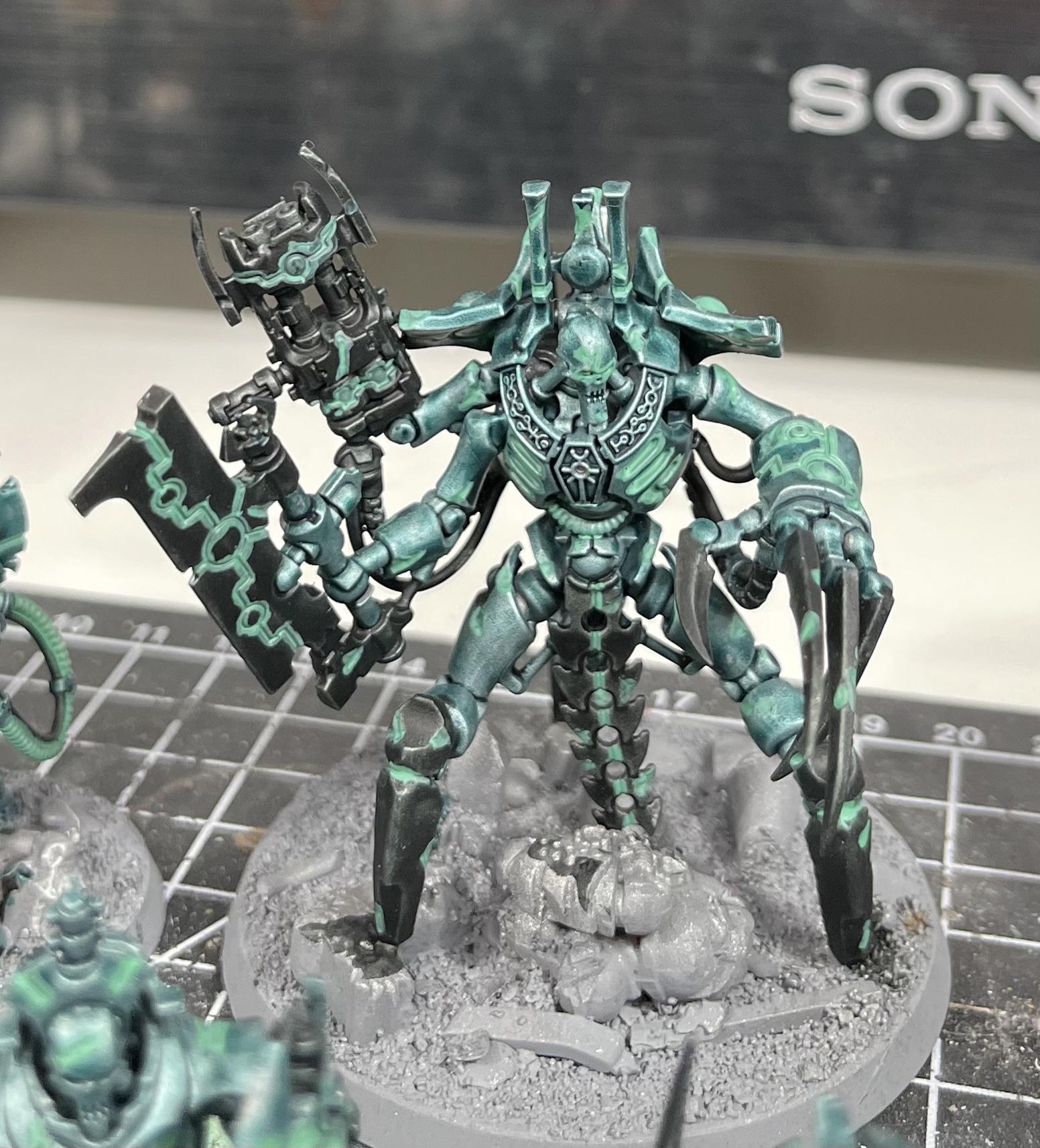 Necrons, Skorpekh Lord, Warhammer 40,000, Work In Progress