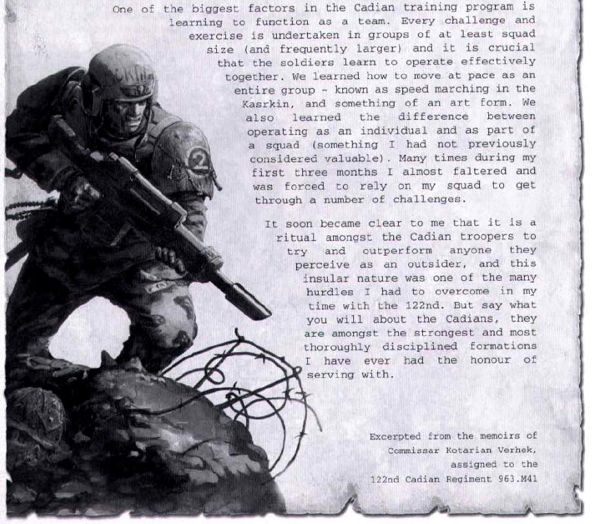 3rd Edition, Cadians, Codex Eye Of Terror, Copyright Games Workshop, Imperial Guard, Retro Review