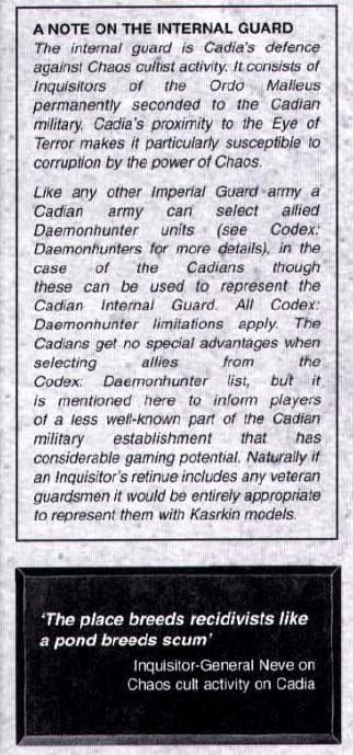 3rd Edition, Codex Eye Of Terror, Copyright Games Workshop, Imperial Guard, Retro Review