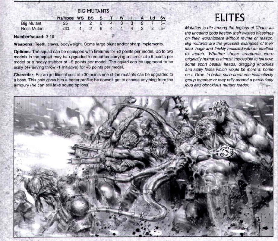 3rd Edition, Chaos, Codex Eye Of Terror, Copyright Games Workshop, Imperial Guard, Lost And The Damned, Mutant, Retro Review