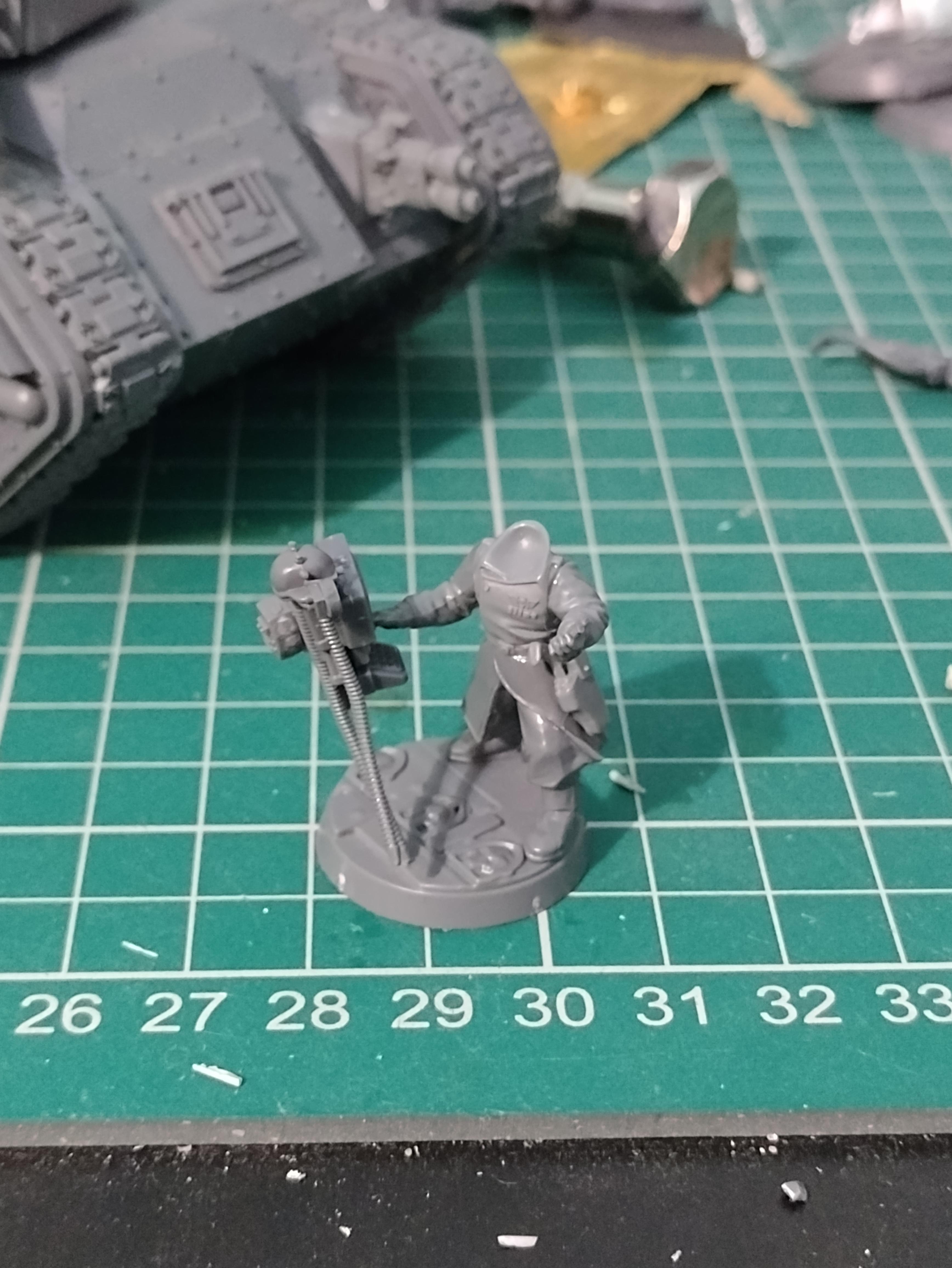 Cadians, Chronometer, High Command, Hover Terminal, Servo Skull, Staff Officer, Terminal, Work In Progress