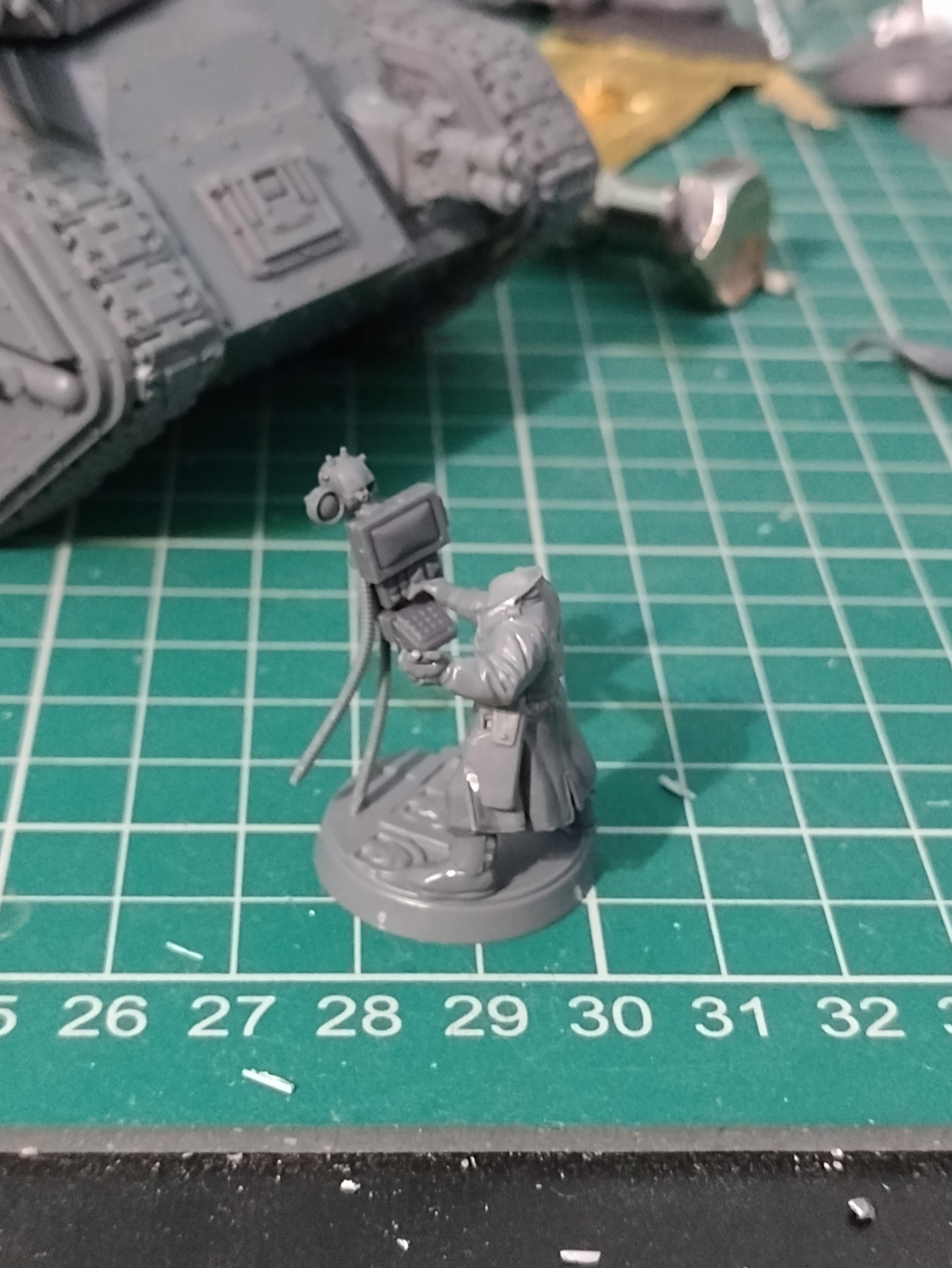 Cadians, Chronometer, High Command, Hover Terminal, Servo Skull, Staff Officer, Terminal, Work In Progress