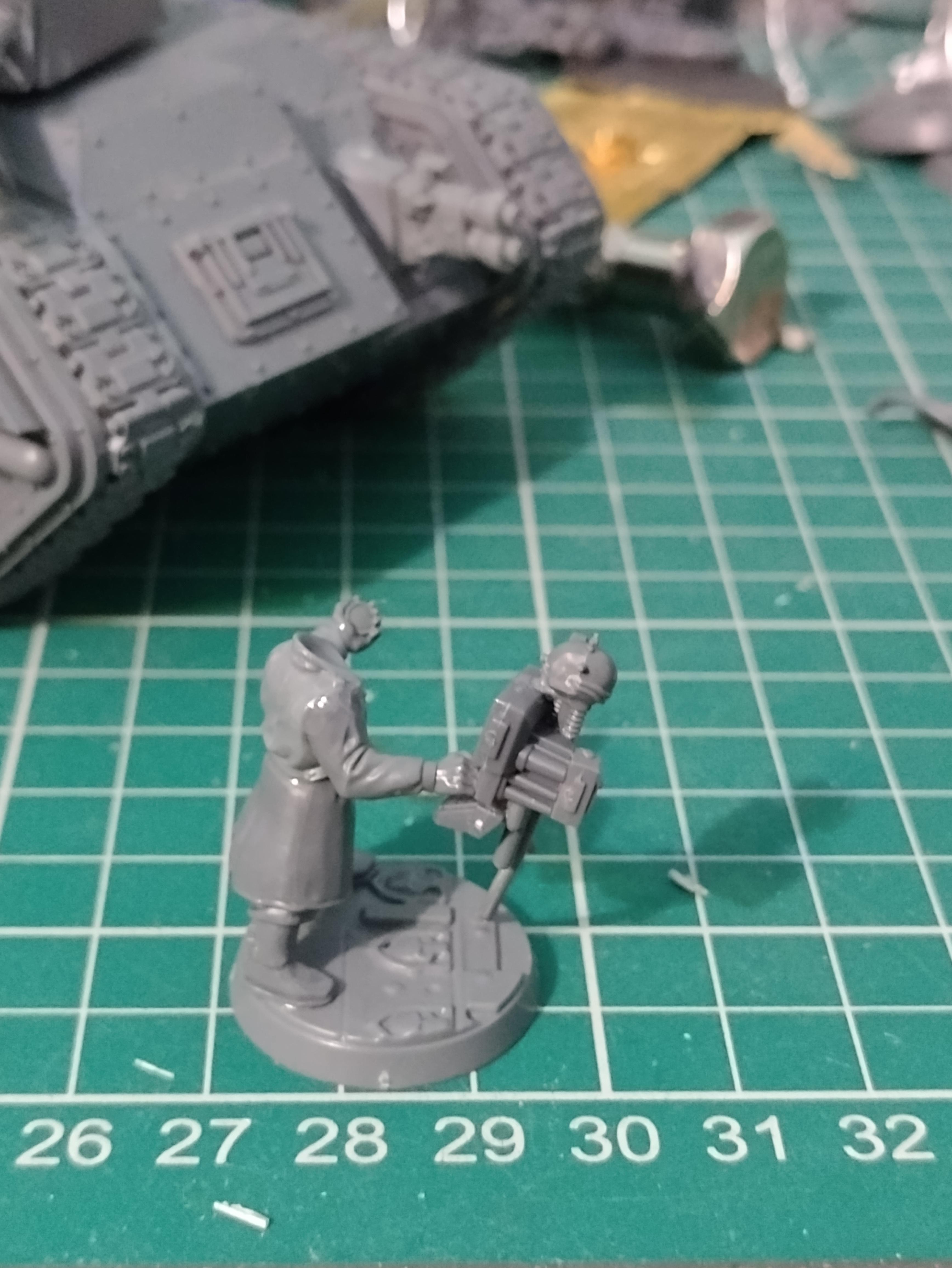 Cadians, Chronometer, High Command, Hover Terminal, Servo Skull, Staff Officer, Terminal, Work In Progress