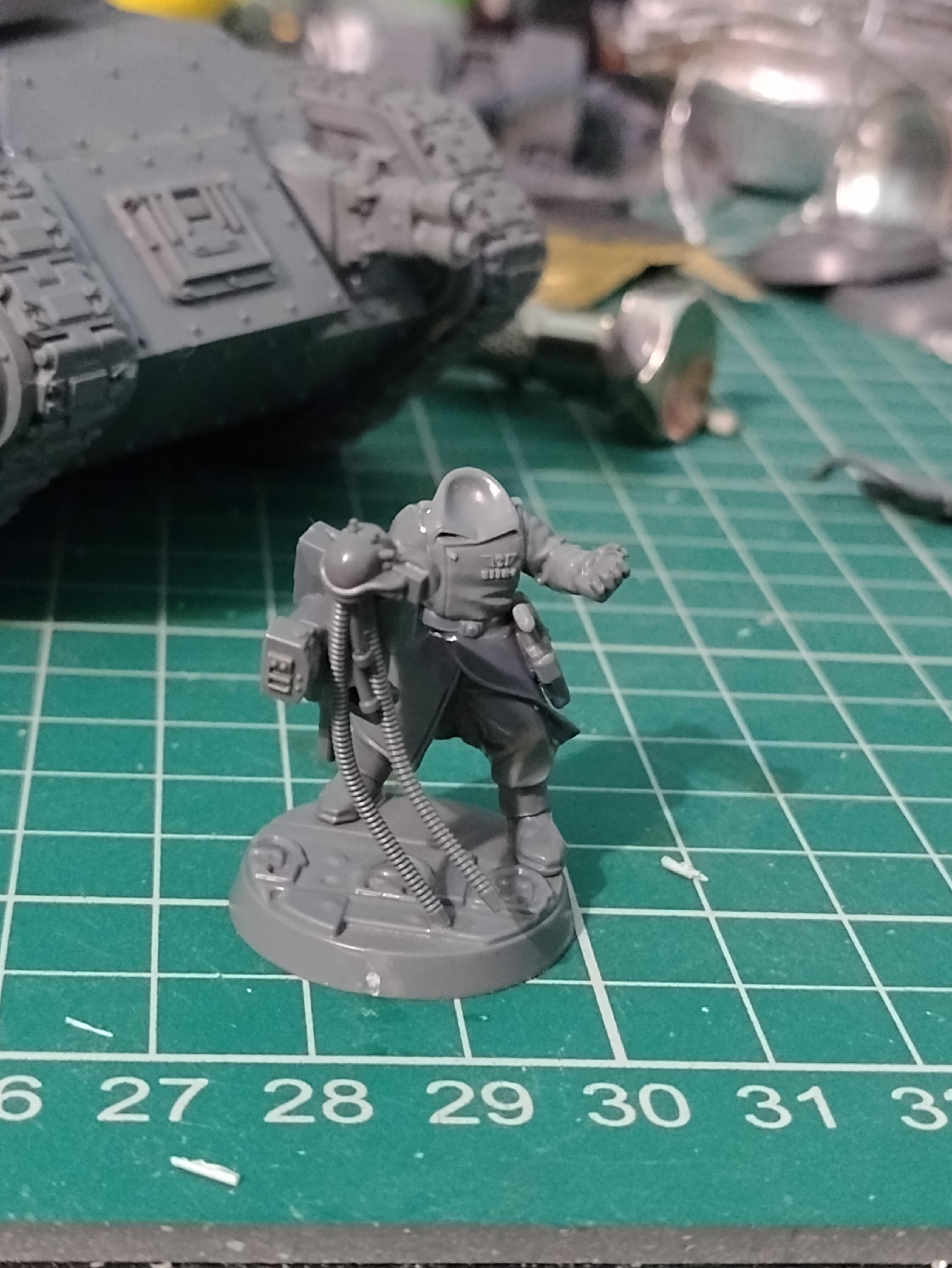 Cadians, Chronometer, High Command, Hover Terminal, Servo Skull, Staff Officer, Terminal, Work In Progress
