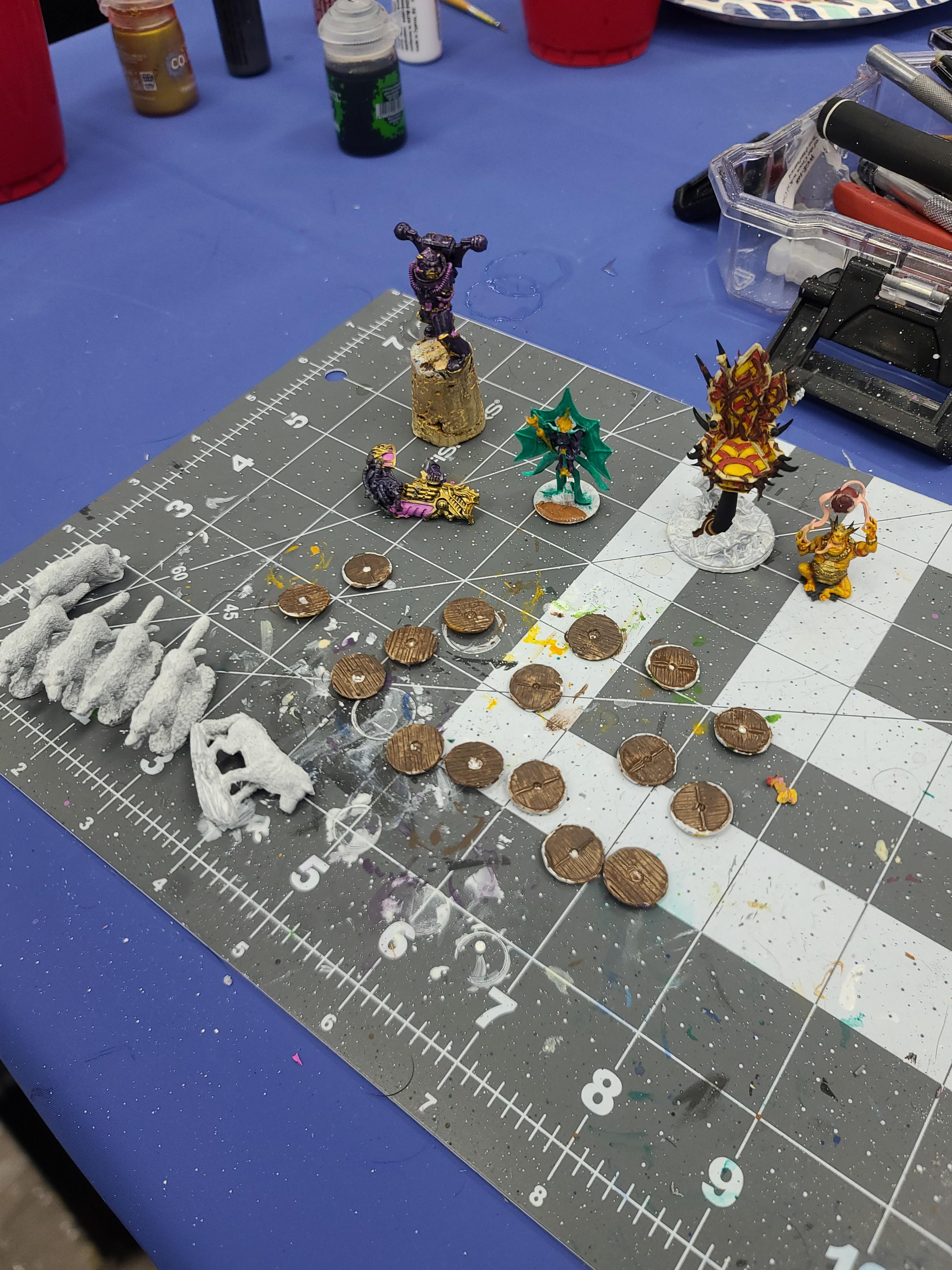10mm, 28mm, 3d Printed, Chaos Space Marines, Games Workshop, Kromlech Miniatures, Noise Marines, Reaper Miniatures, Slaan, Space Marines, Warmaster, Wolf