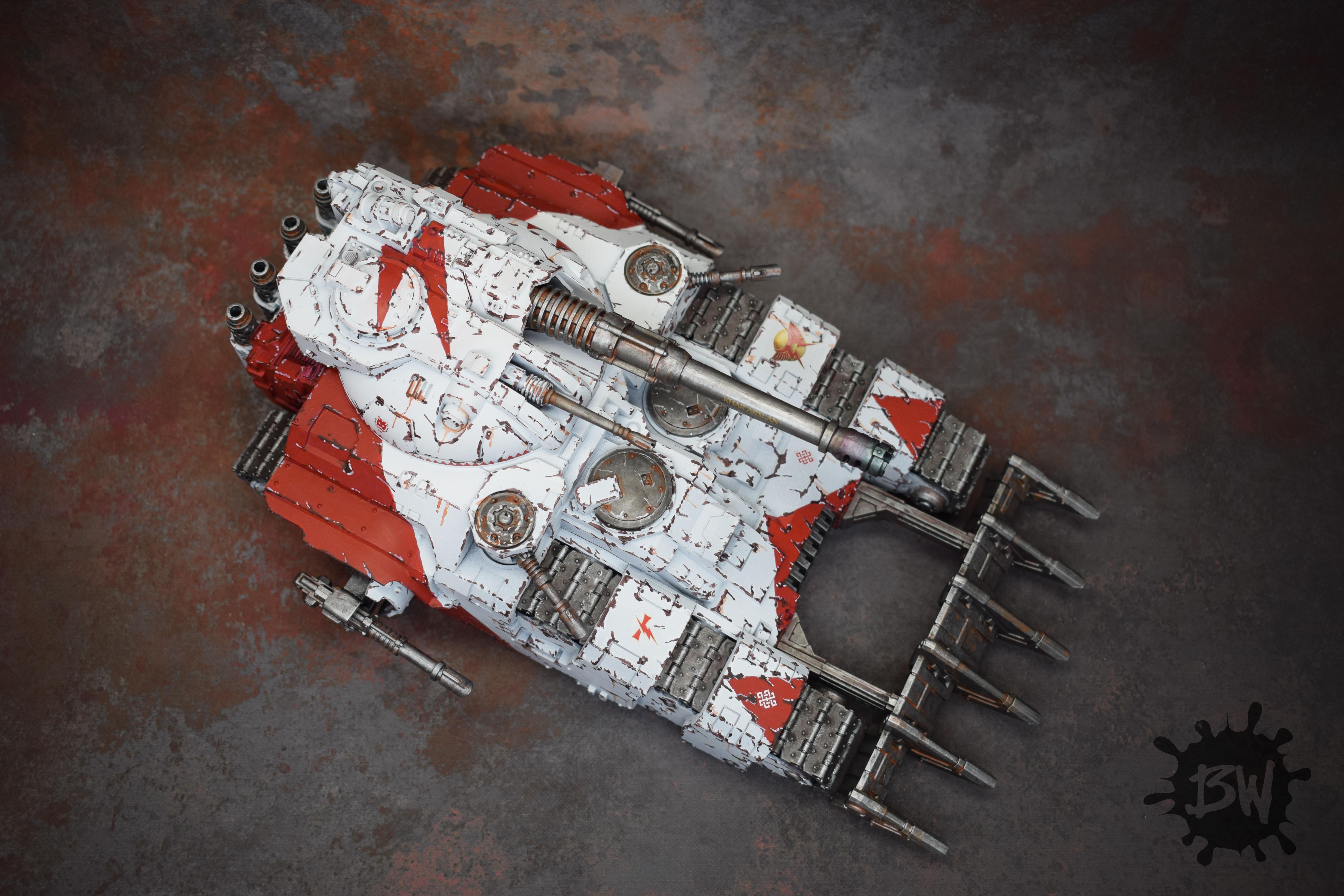 30k, Bw, Games Workshop, Warhammer 40,000, Warhammer Fantasy, White Scars, White Scars Kratos Heavy Assault Tank
