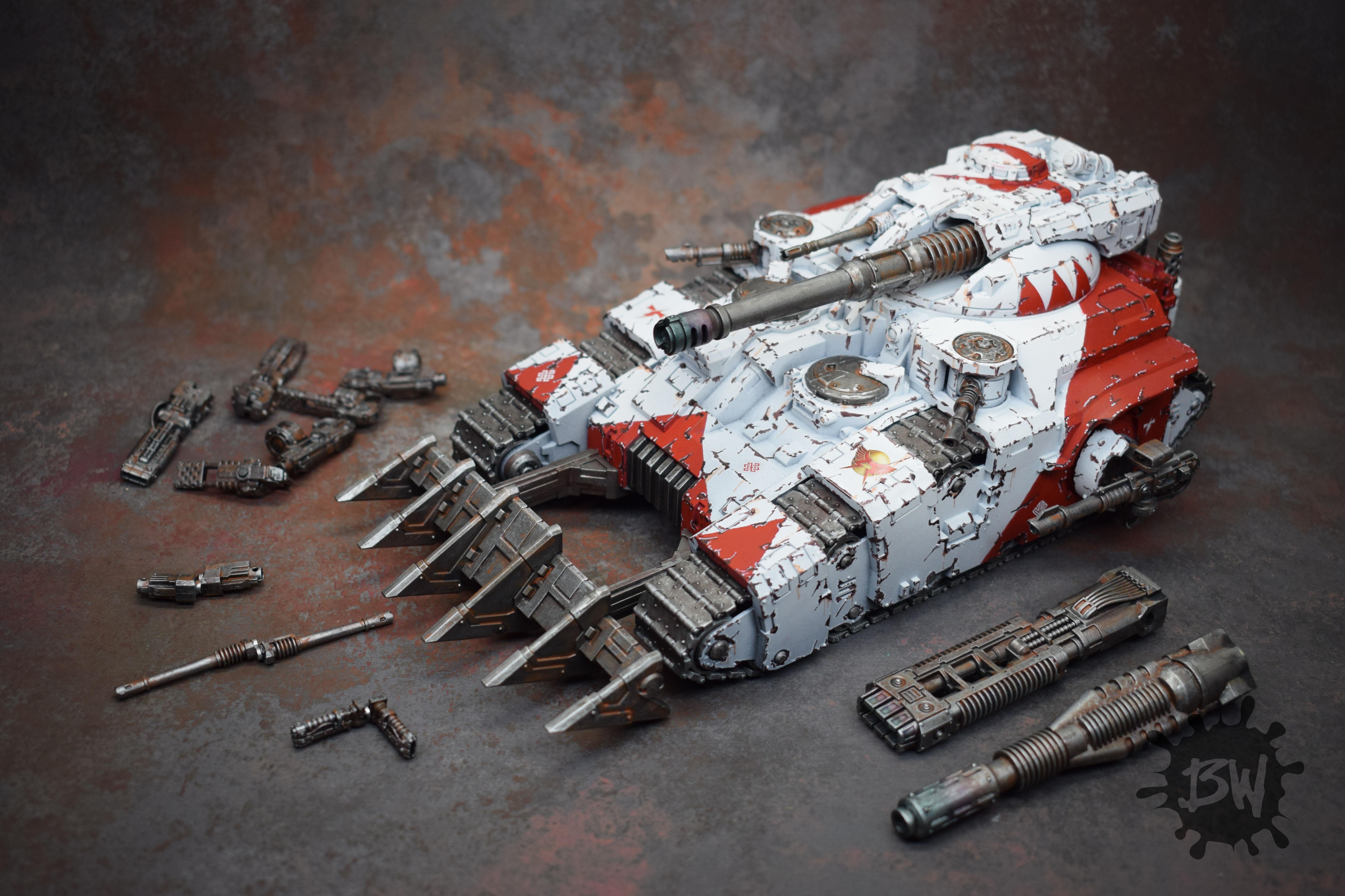 30k, Bw, Games Workshop, Warhammer 40,000, Warhammer Fantasy, White Scars, White Scars Kratos Heavy Assault Tank