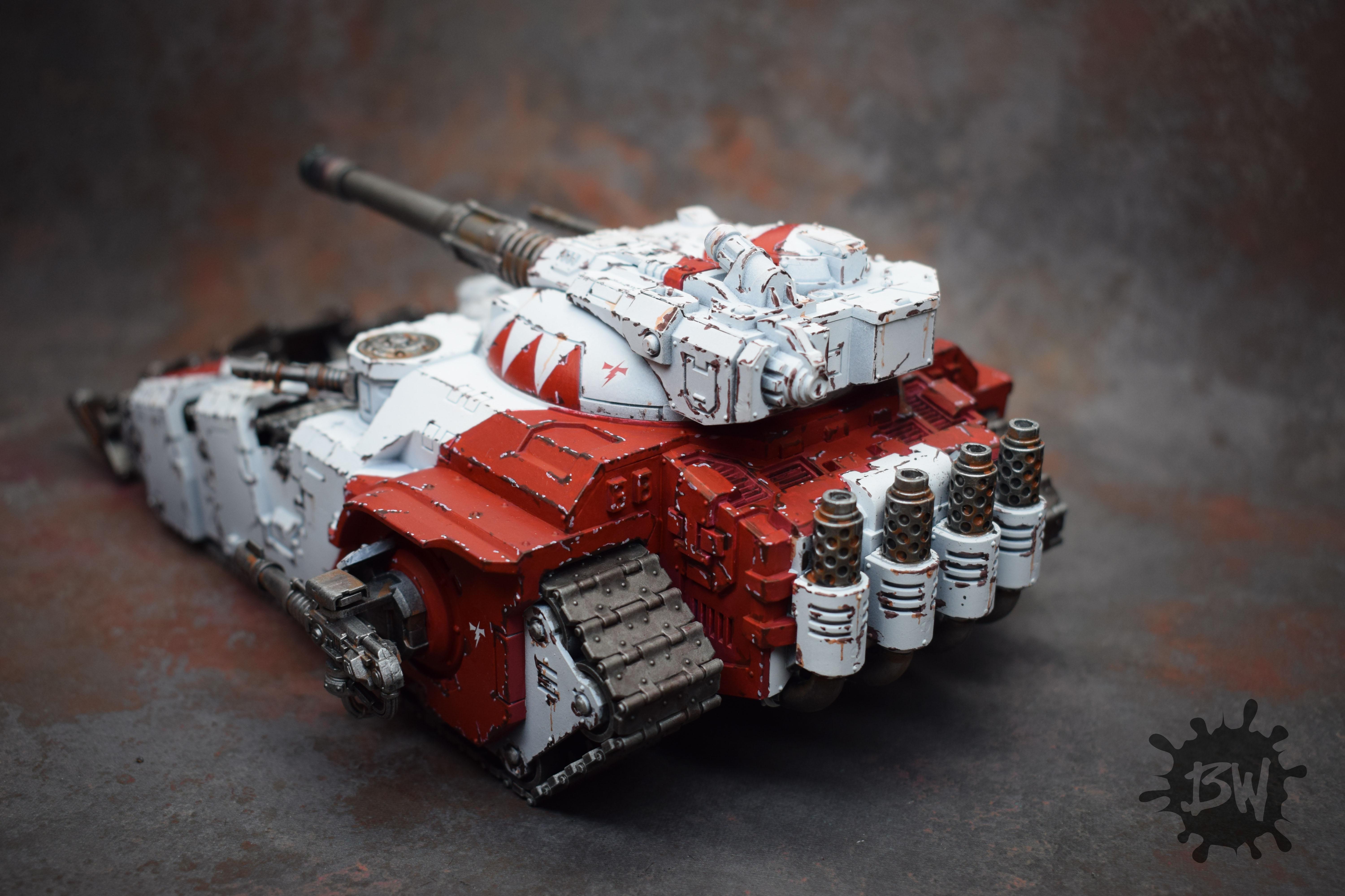 30k, Bw, Games Workshop, Warhammer 40,000, Warhammer Fantasy, White Scars, White Scars Kratos Heavy Assault Tank
