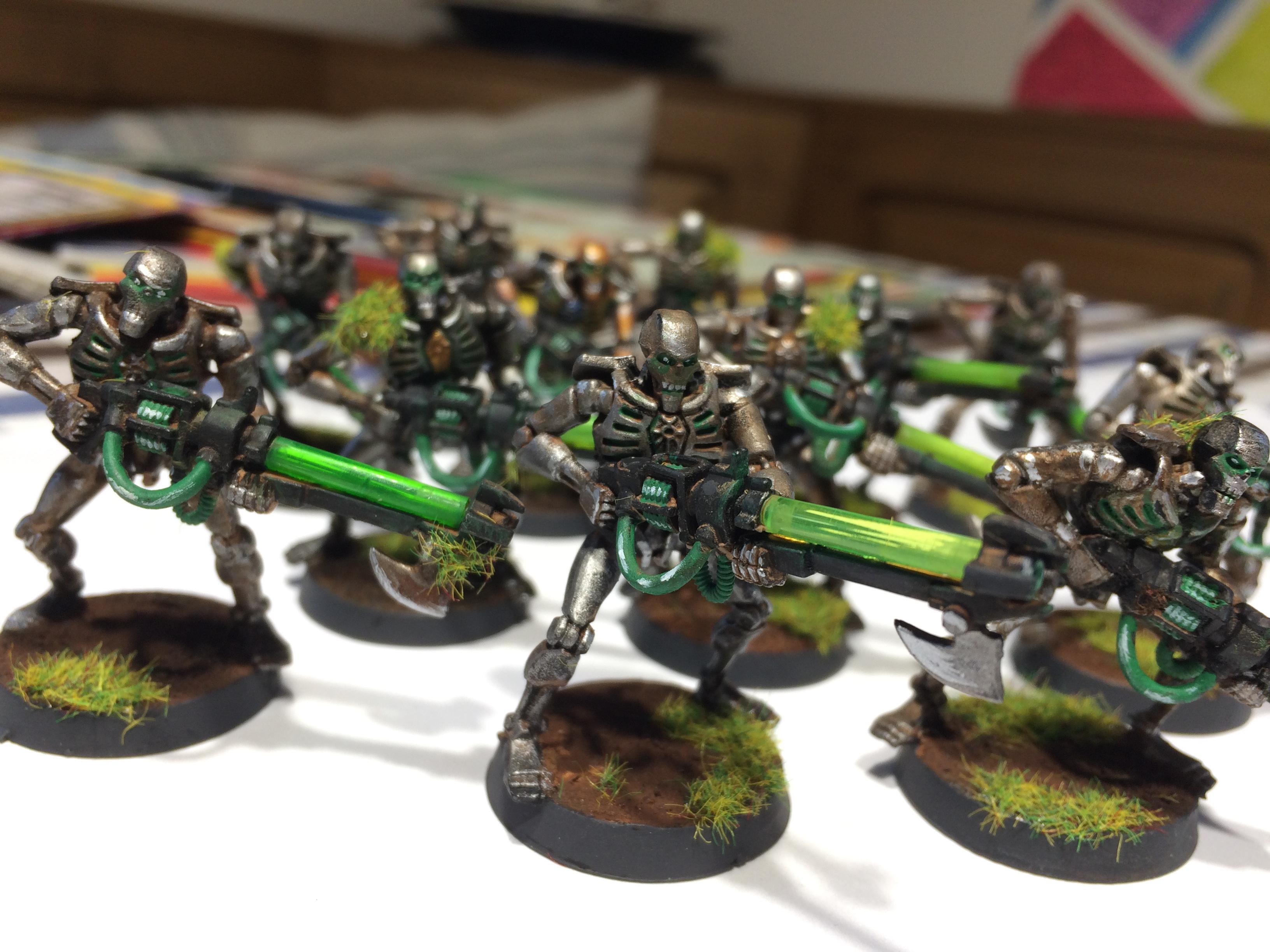 Conversion, Gaukler, Lord, Metallic, Necrons, Scratch Build, Skeletons, Undead, Warriors