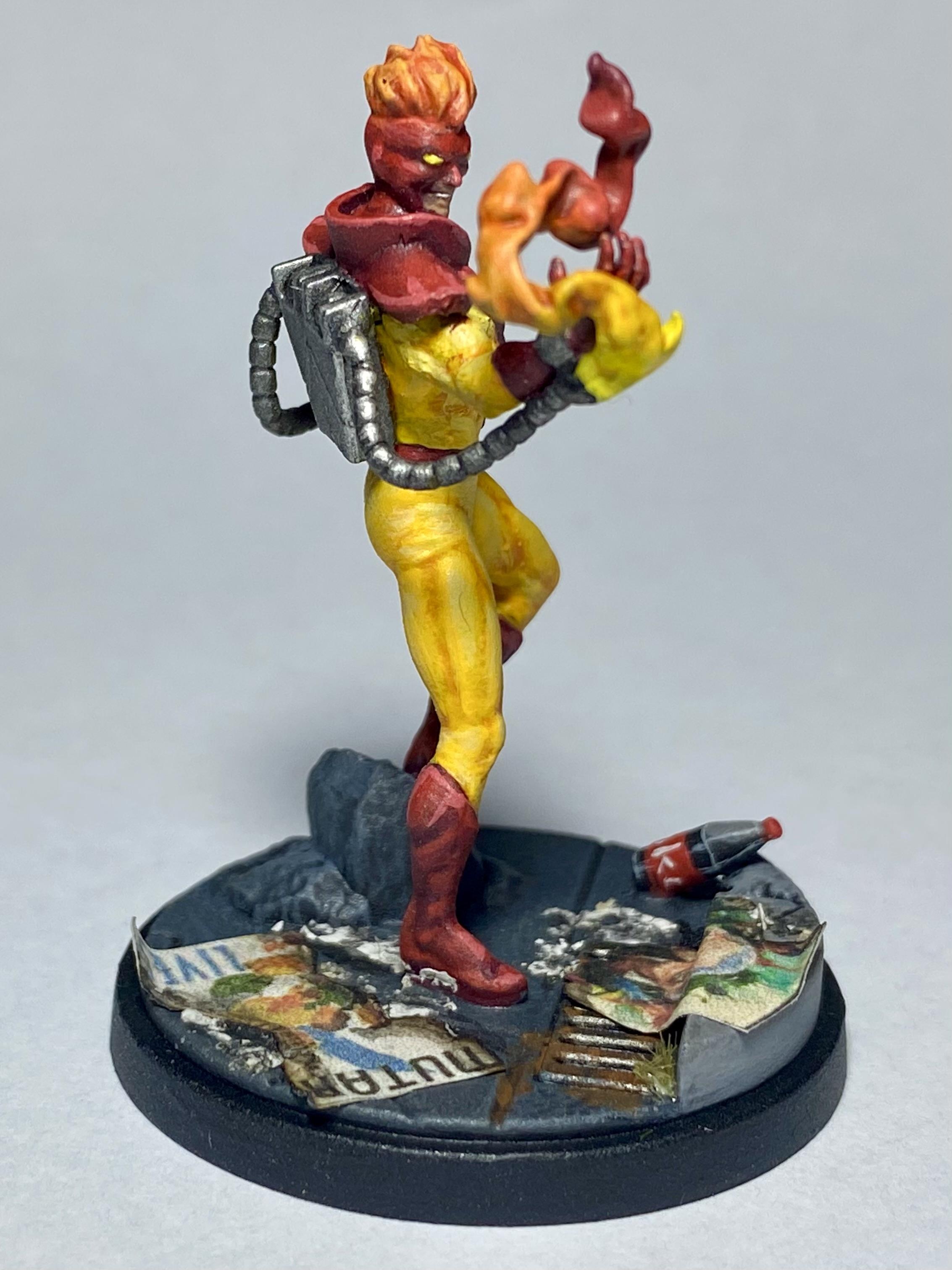 Atomic Mass Games, Brotherhood Of Evil Mutants, Fire, Flames, Infinity, Marvel Crisis Protocol, Mcp, Mutant, Pyro, X-men