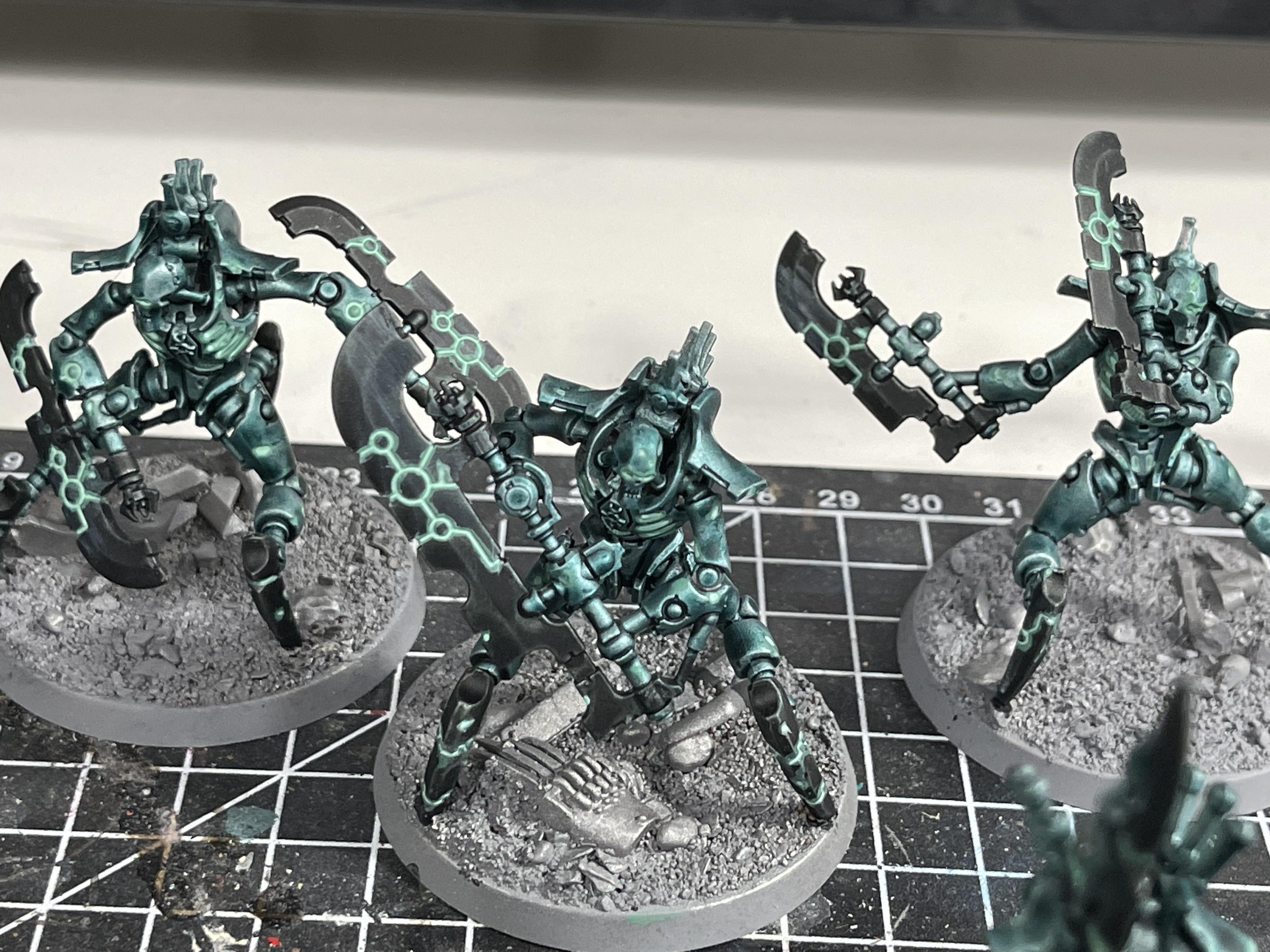 Necrons, Skorpekh Destoyers, Warhammer 40,000, Work In Progress