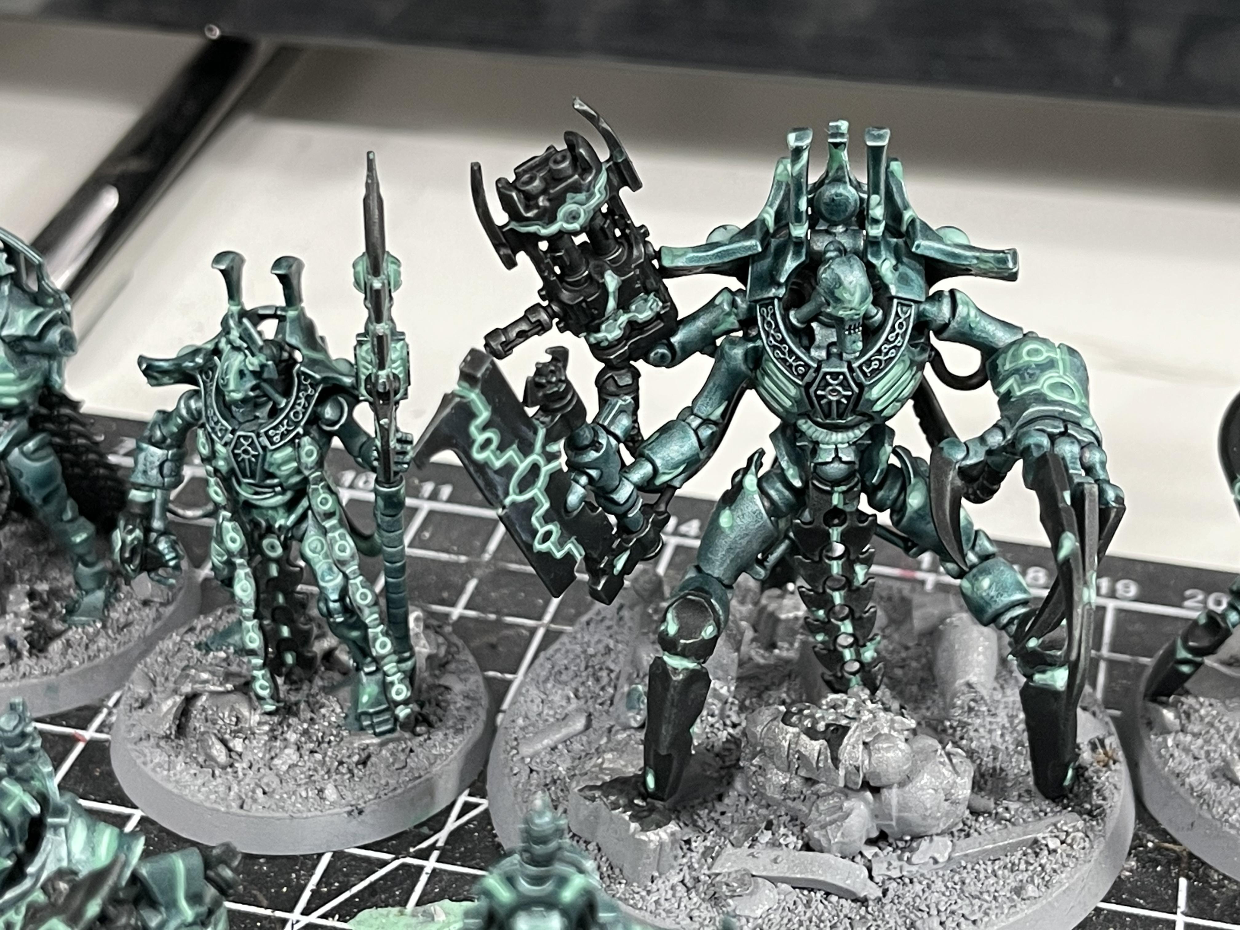 Necrons, Overlord, Skorpekh Lord, Warhammer 40,000, Work In Progress