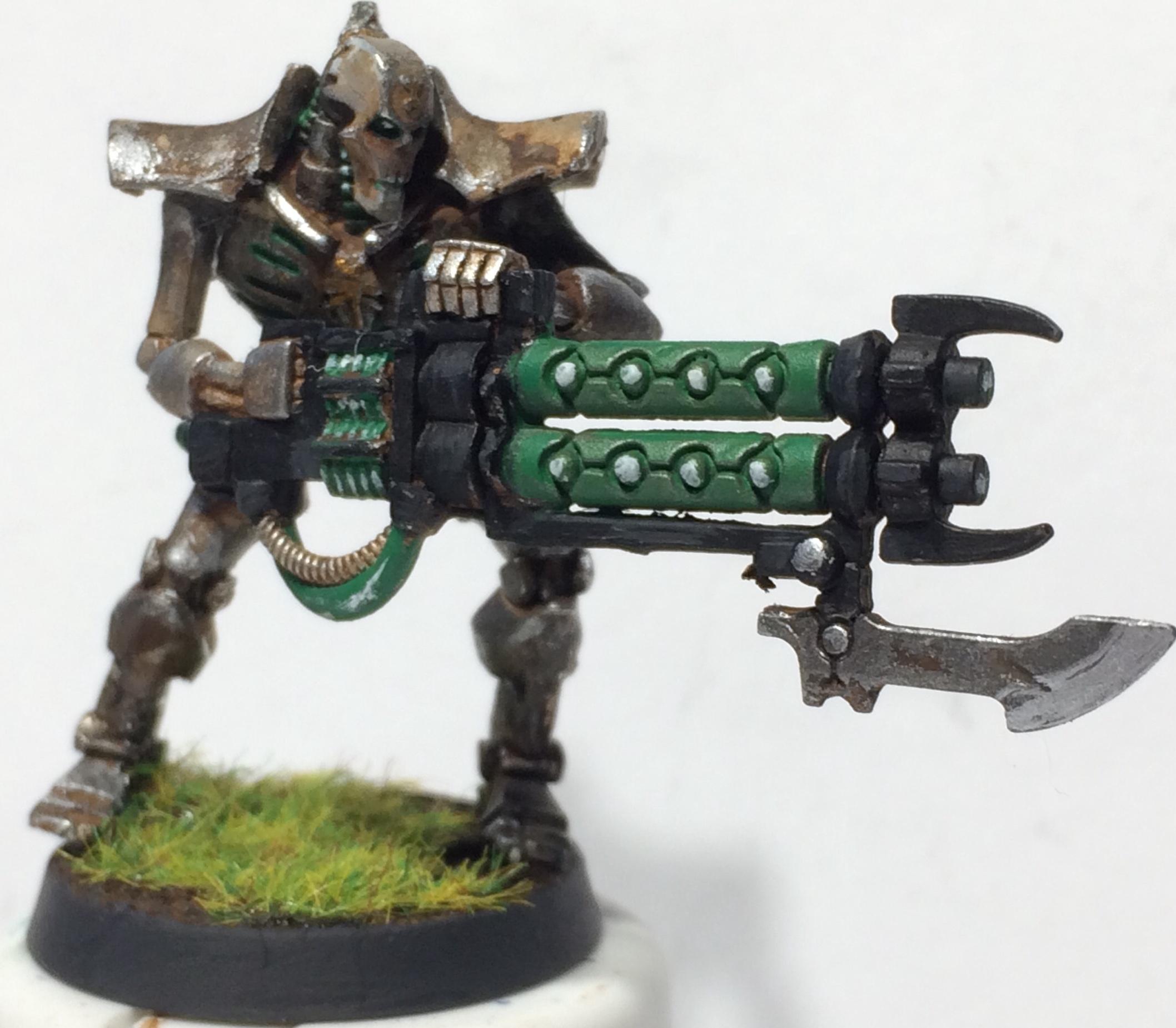 Conversion, Gaukler, Lord, Metallic, Necrons, Scratch Build, Skeletons, Undead, Warriors