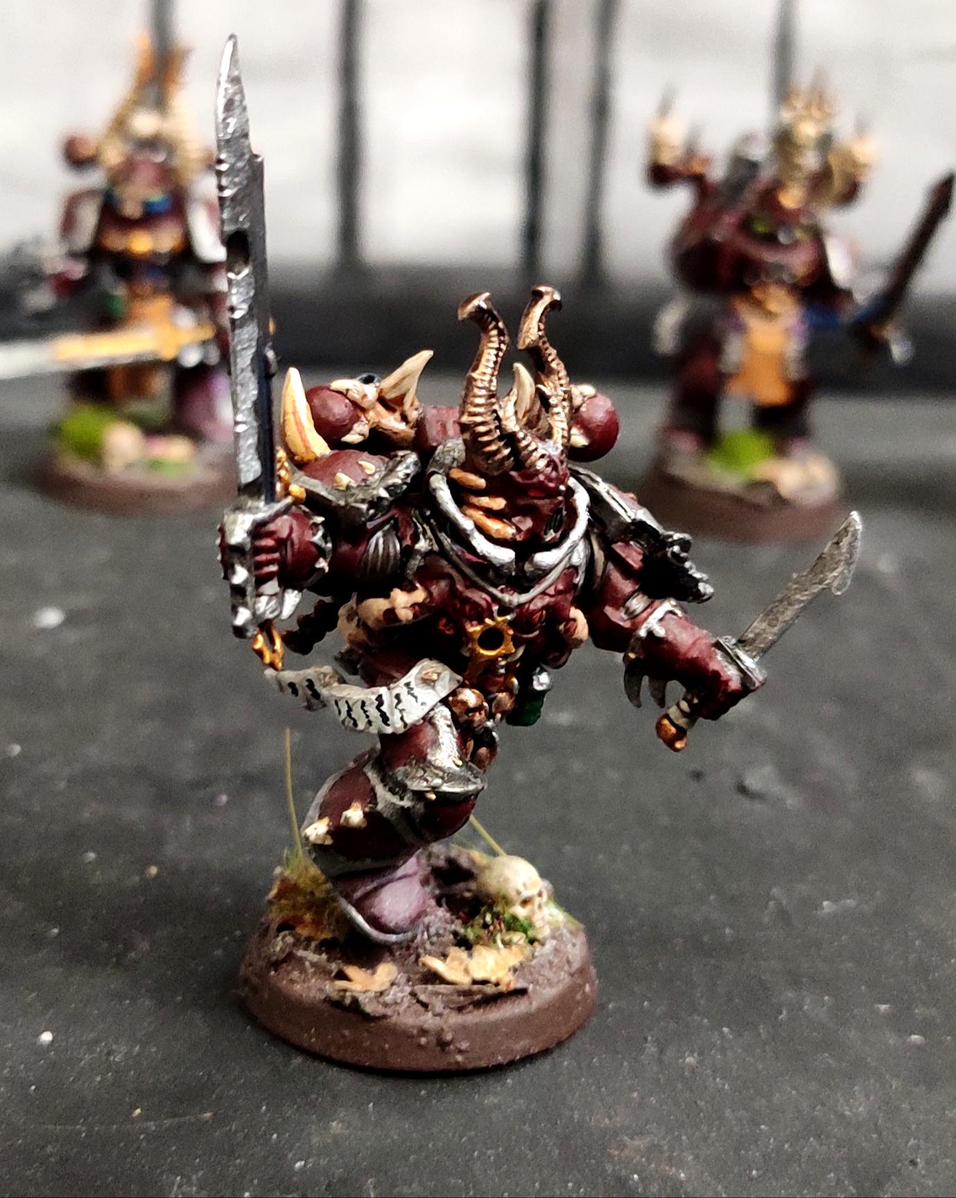 Aspiring Champion, Chaos, Chaos Space Marines, Conversion, Heresy, Heretic Astartes, Infantry, Kitbash, Power Sword, Regiment, Traitor Legions, Warhammer 40,000, Word Bearers