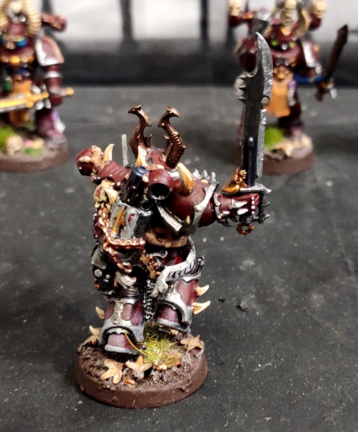 Aspiring Champion, Chaos, Chaos Space Marines, Combi Weapon, Conversion, Heresy, Heretic Astartes, Infantry, Kitbash, Power Sword, Regiment, Traitor Legions, Warhammer 40,000, Word Bearers