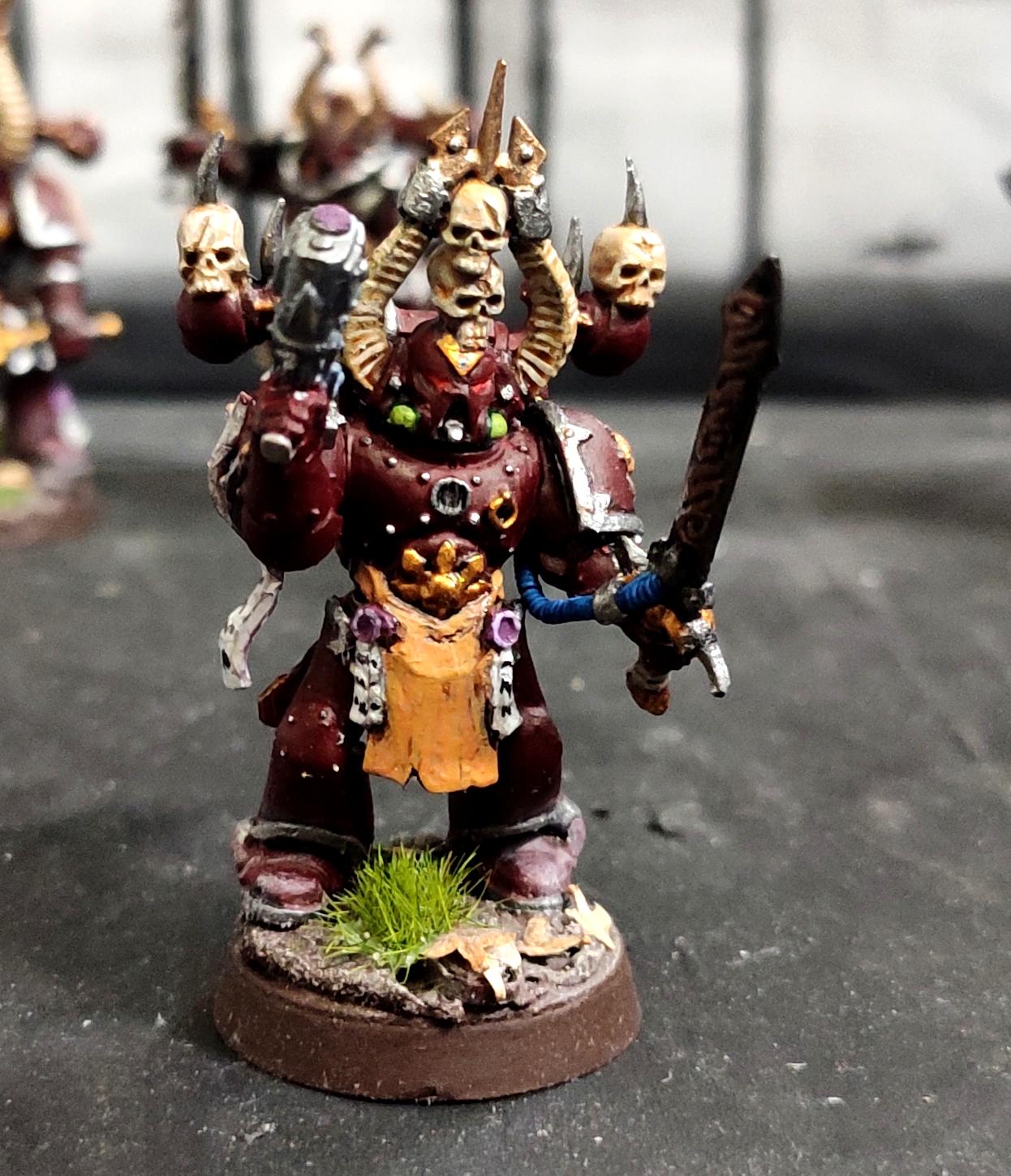Chaos, Chaos Space Marines, Conversion, Force Sword, Heresy, Heretic Astartes, Infantry, Kitbash, Plasma, Regiment, Sorcerer, Traitor Legions, Warhammer 40,000, Word Bearers
