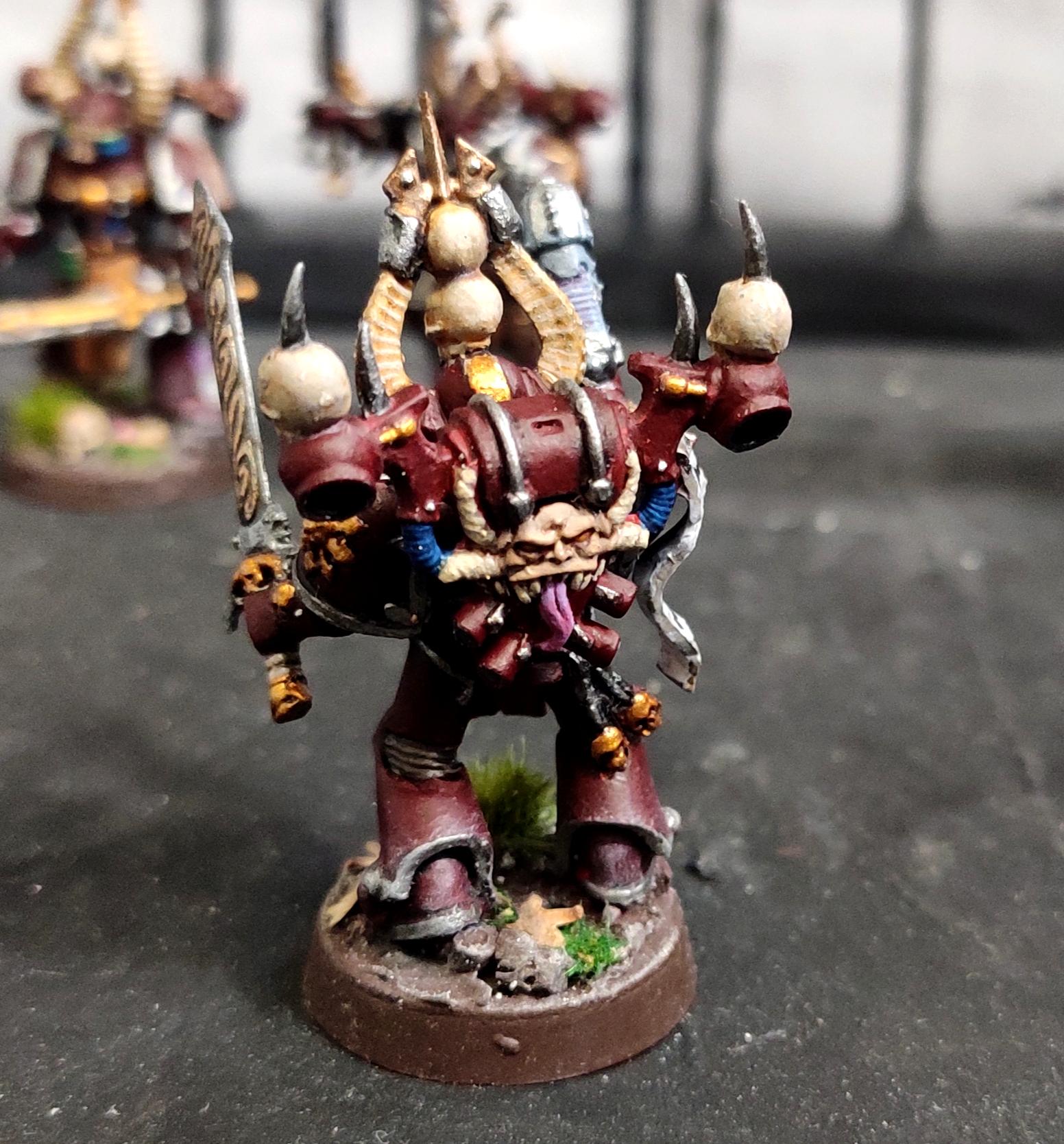 Chaos, Chaos Space Marines, Conversion, Force Sword, Heresy, Heretic Astartes, Infantry, Kitbash, Plasma, Regiment, Sorcerer, Traitor Legions, Warhammer 40,000, Word Bearers