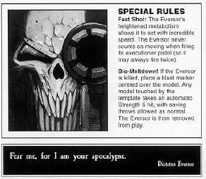 3rd Edition, Assassins, Codex Assassins, Copyright Games Workshop
