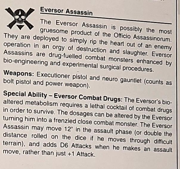 3rd Edition, Assassins, Bbb, Codex Assassins, Copyright Games Workshop, Eversore, Retro Review, Rule Book