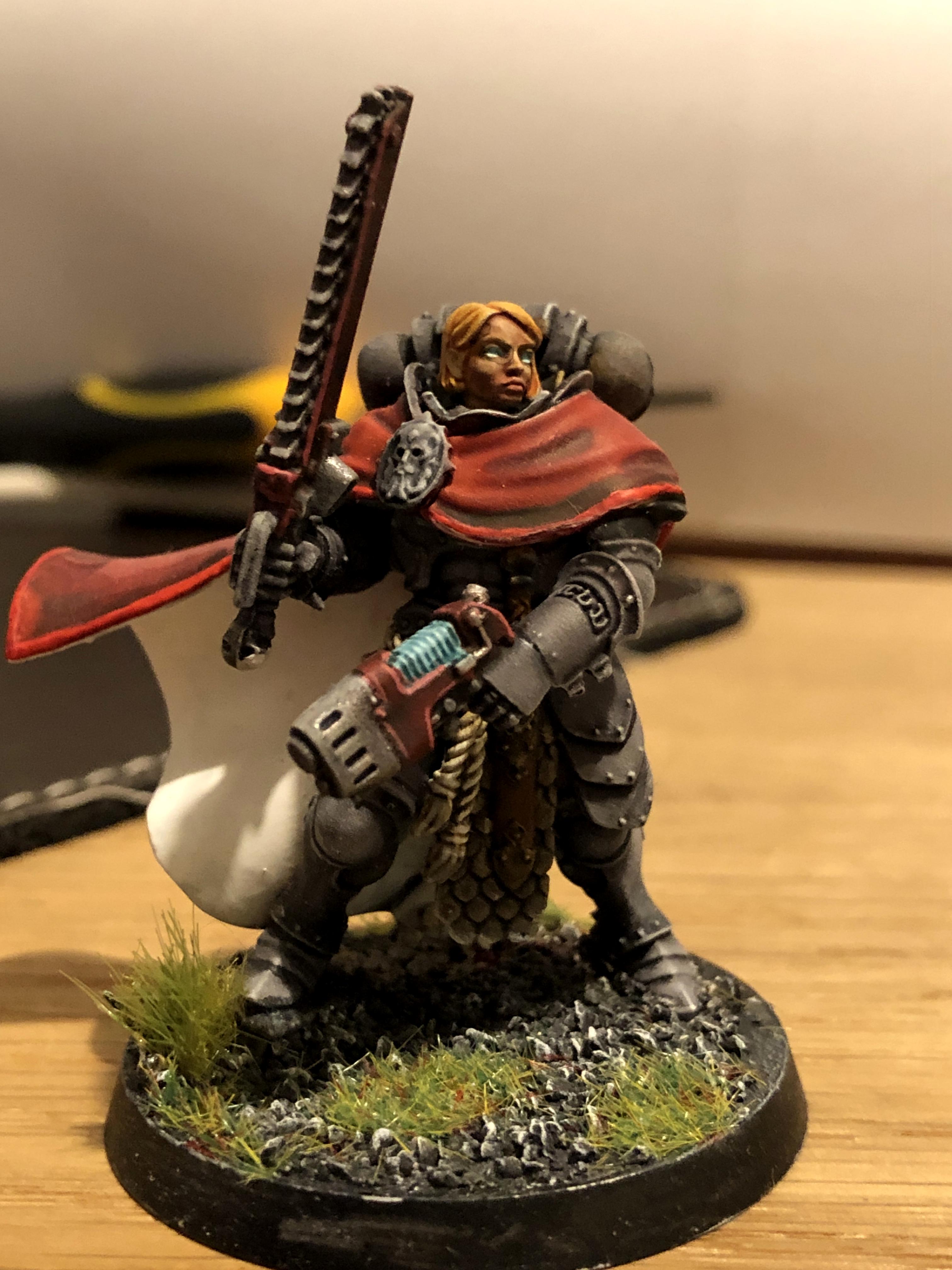 Female Space Marines Black Templars Sword Brethren Battle Sisters, Modification Space Marine Battle Sisters Sword Sister Female Women