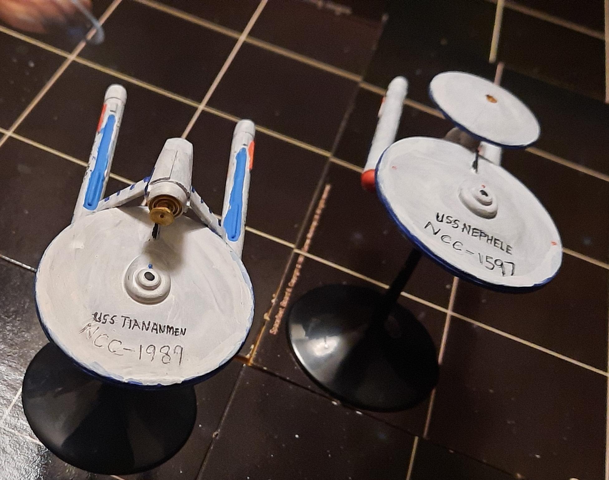 Federation, Kit Bash, Science Ships, Star Trek, Tos