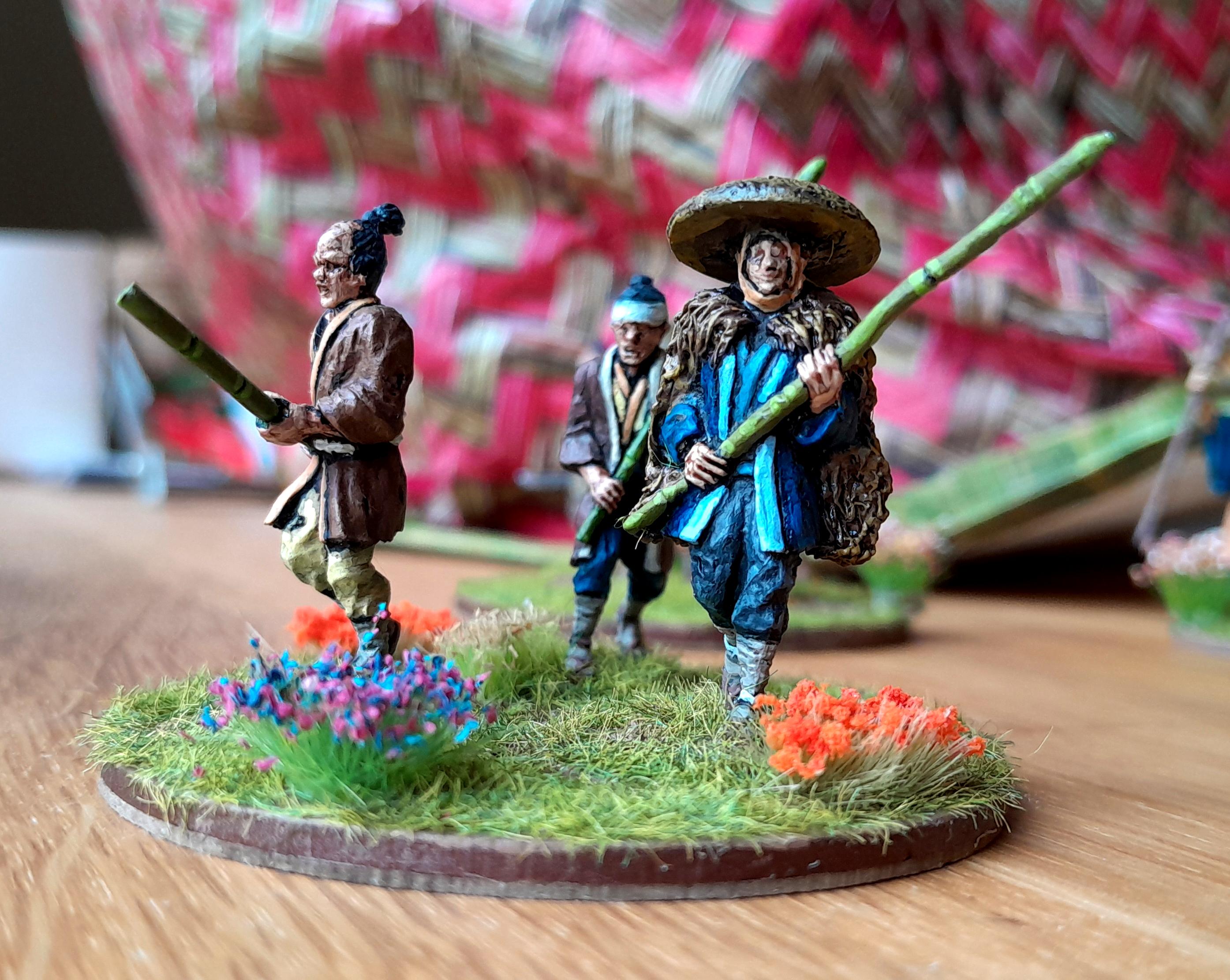 Ikko ikki with bamboo spears