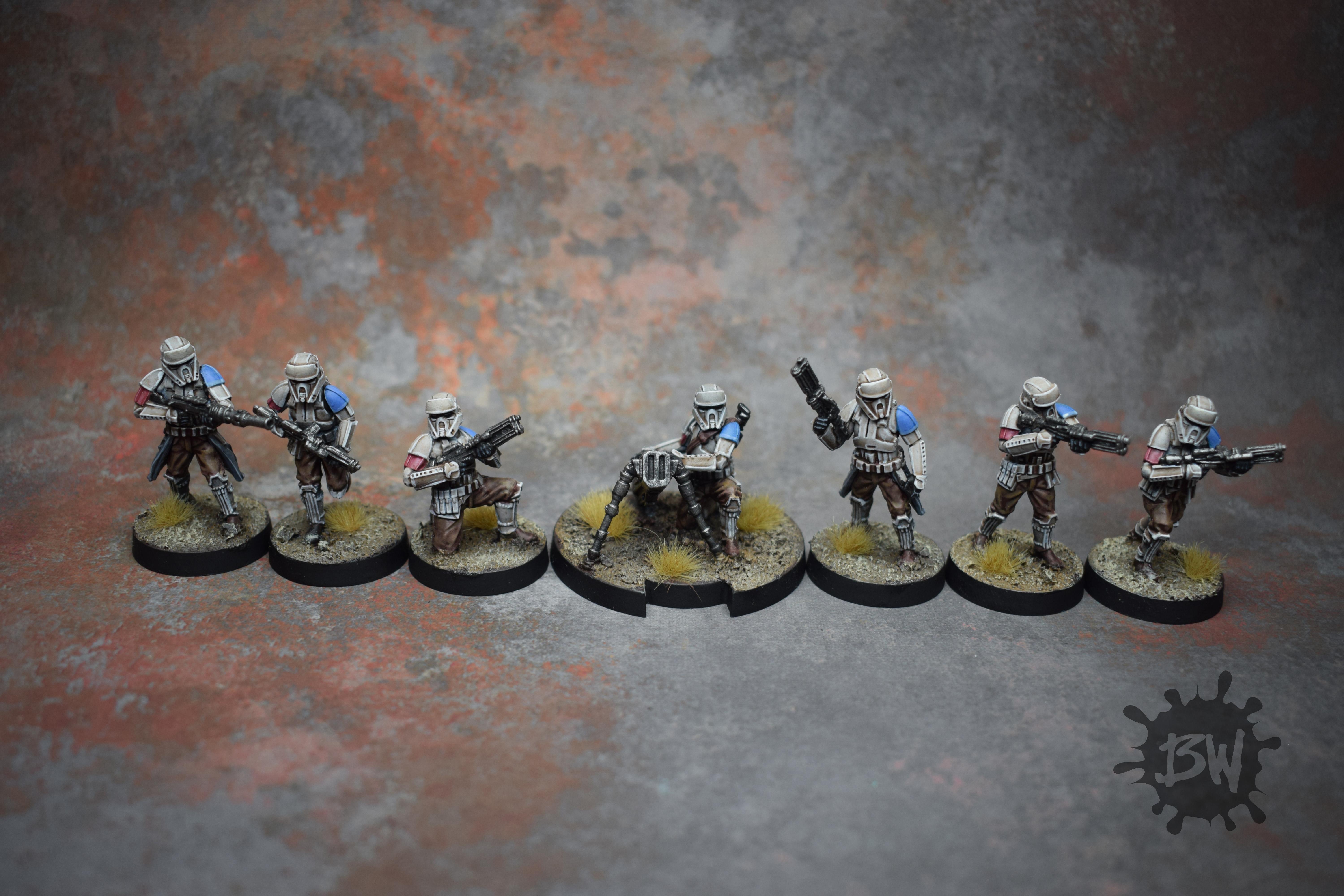 Amg, Army, Atomic Mass Games, Bw, Imperial Shoretroopers, Star Wars Legion, Swl