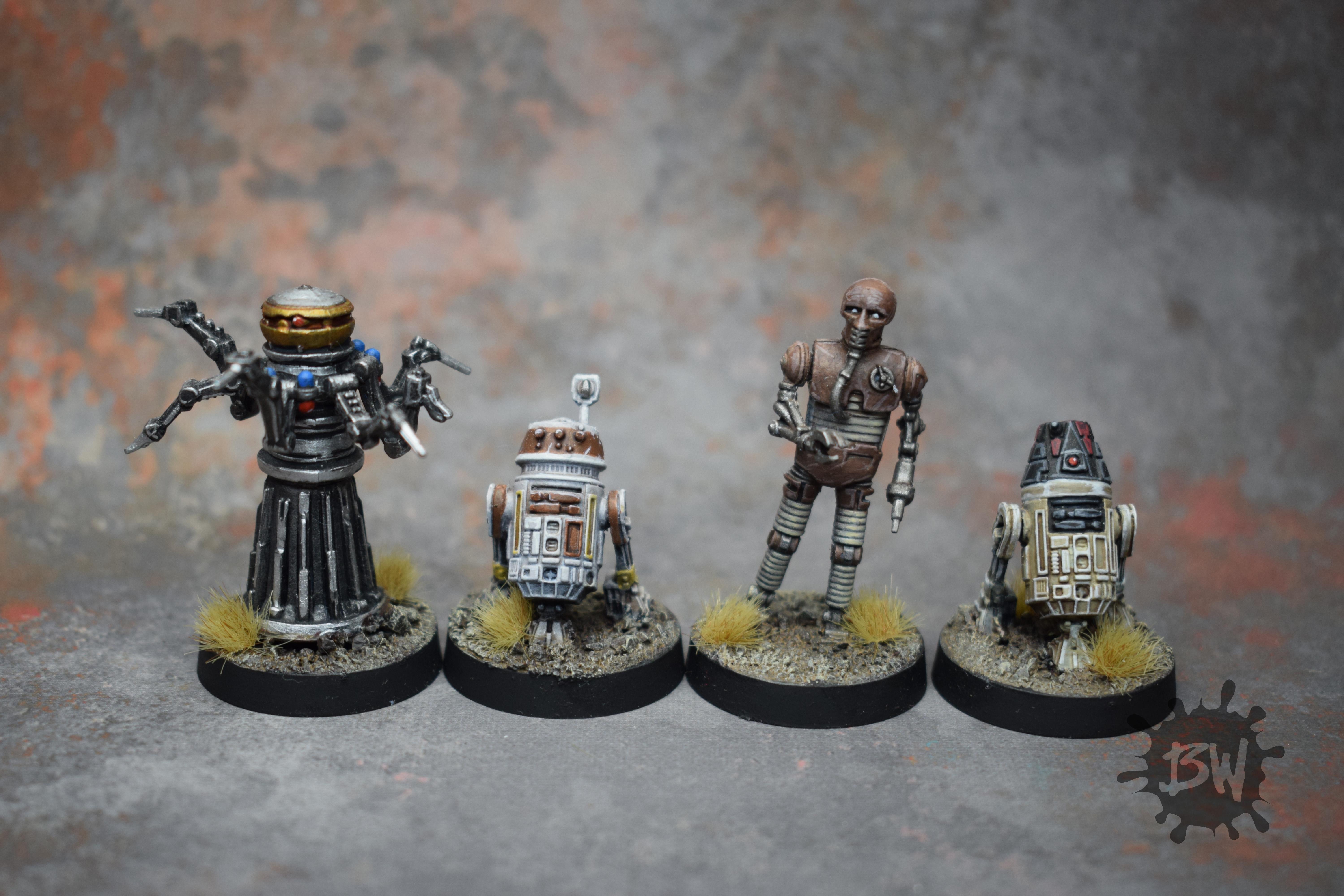 Amg, Army, Atomic Mass Games, Bw, Medical Droids And Astromech Droids, Star Wars Legion, Swl