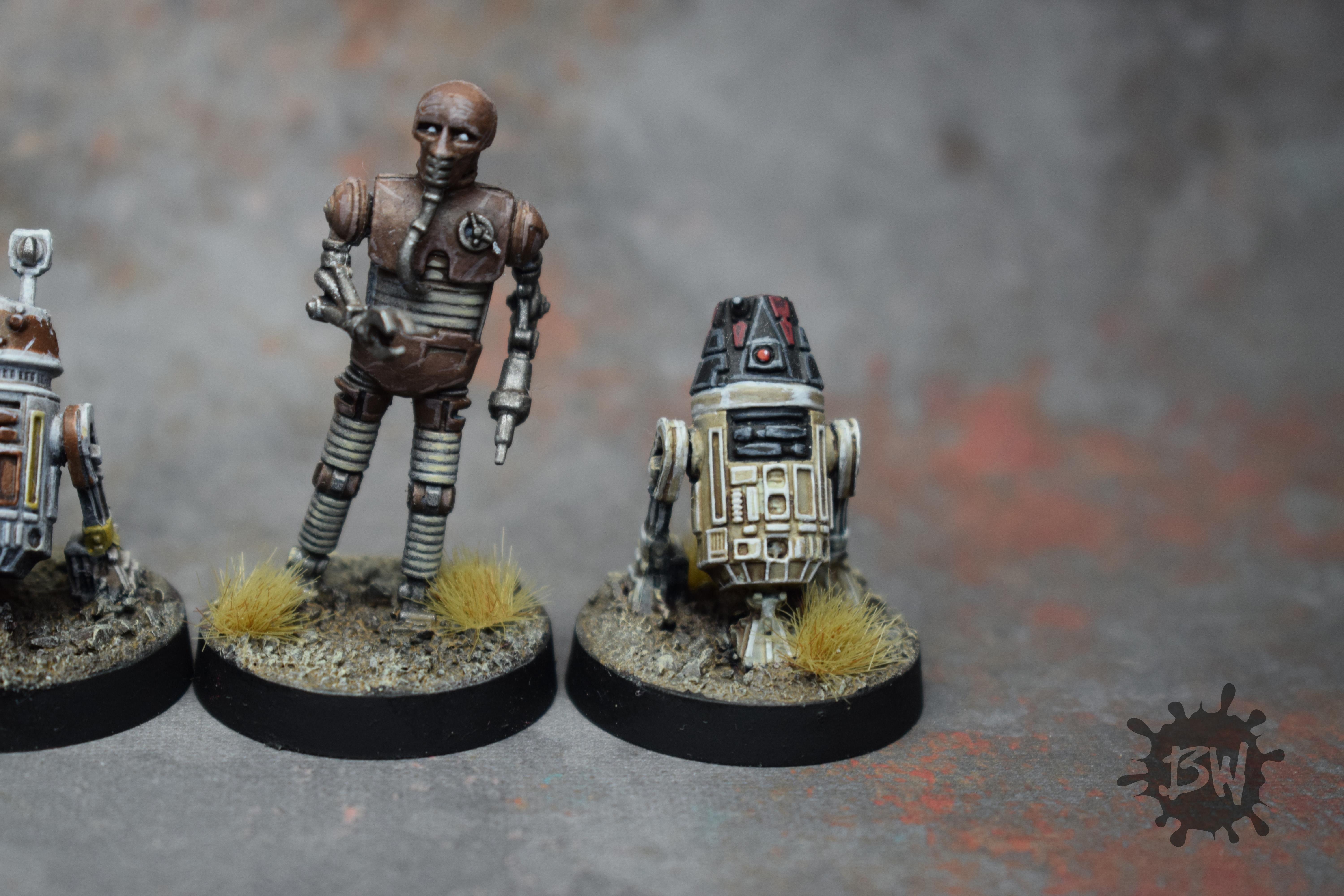 Amg, Army, Atomic Mass Games, Bw, Medical Droids And Astromech Droids, Star Wars Legion, Swl